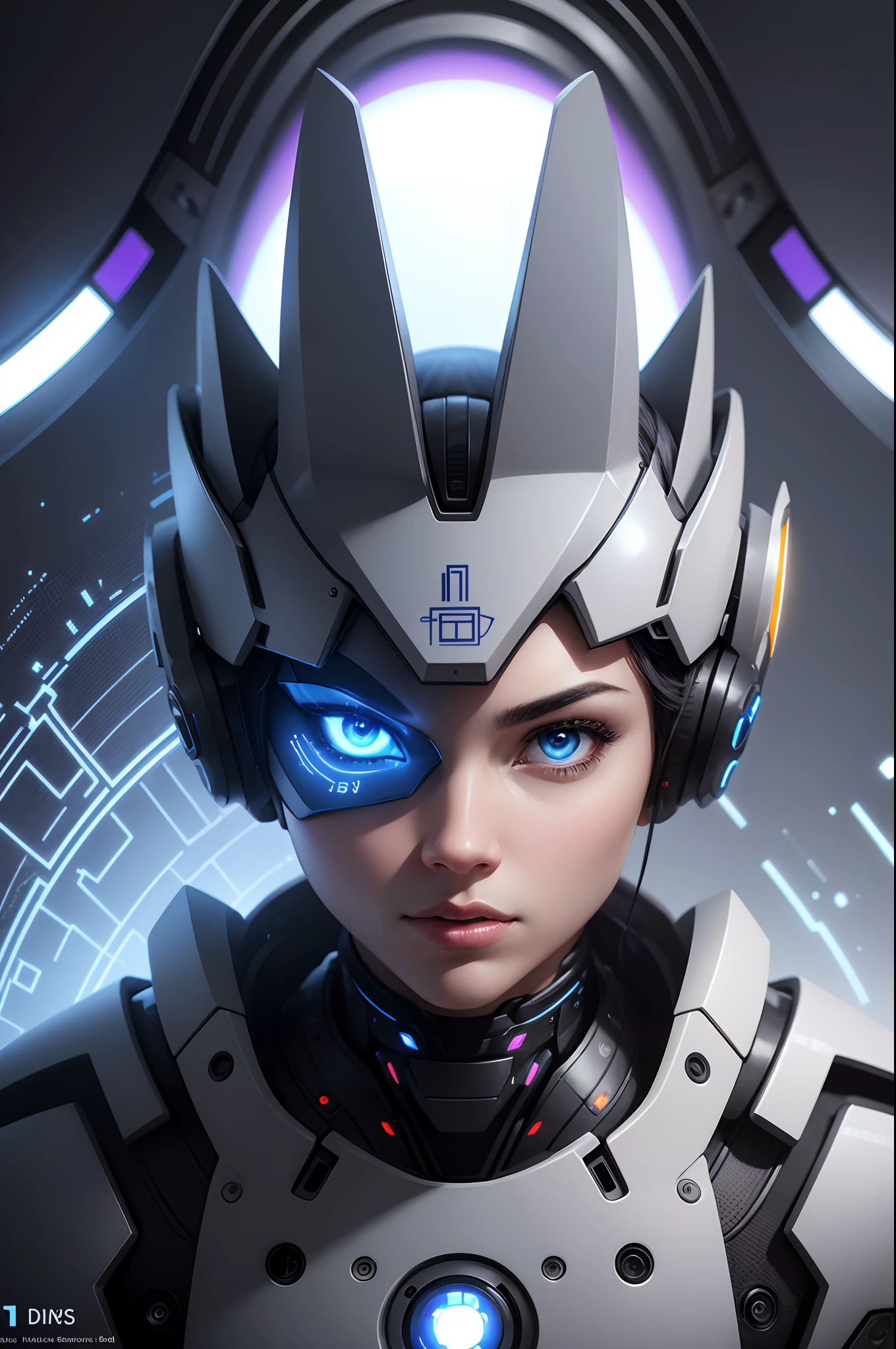 "Embrace the Future: AI Revolution Poster Design" Title: "Unleash the Power of AI!" Background: - Use a sleek and modern background with shades of blue and purple, representing technology and innovation. - Incorporate circuit patterns or binary code elements subtly in the background to highlight the digital aspect of AI. Foreground: - Place a prominent and eye-catching central image of a futuristic AI-powered robot or a person using AI technology. - Surround the central image with various smaller images showcasing different AI applications like autonomous vehicles, medical diagnostics, virtual assistants, and more. - Overlay the images with a transparent circuit-like pattern to create a cohesive look. Typography: - Use bold and clean fonts for the title, "Unleash the Power of AI!" Make it stand out with a contrasting color. - Include a motivating and intriguing subheading, like "Experience the Next Era of Innovation." - Add a call-to-action at the bottom, encouraging viewers to visit your website or contact for AI services. Colors: - Stick to a modern color palette, with blue, purple, and silver tones to evoke a sense of technology and progress. - Use contrasting colors for the text to ensure readability and attention-grabbing impact. Icons and Graphics: - Integrate minimalist icons representing AI-related concepts, such as neural networks, data analytics, and machine learning algorithms. - Include icons or images that represent diverse industries benefitting from AI, like healthcare, finance, education, and entertainment. Overall, the poster should inspire excitement and curiosity about AI's potential while conveying professionalism and cutting-edge innovation. Make it visually engaging and thought-provoking to attract a wide audience to your AI services. 🚀🤖💡