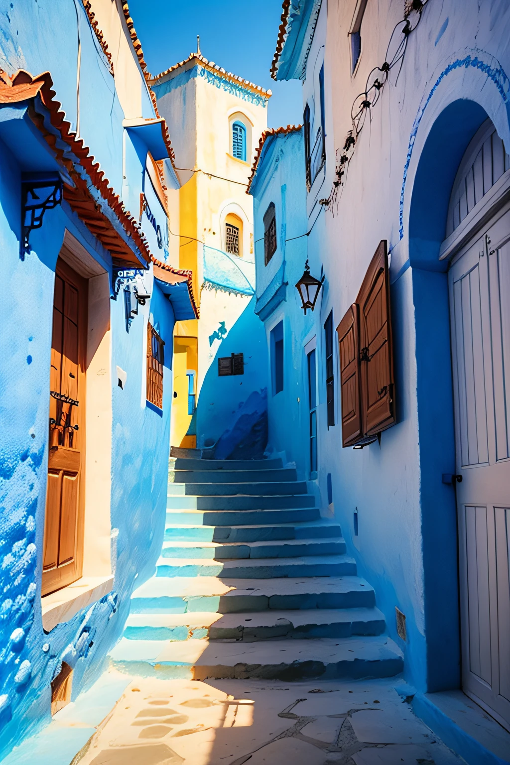 Chefchaouen, an artistic city in northern Morocco, boasts colorful architecture and breathtaking mountains, blending natural beauty with local culture.