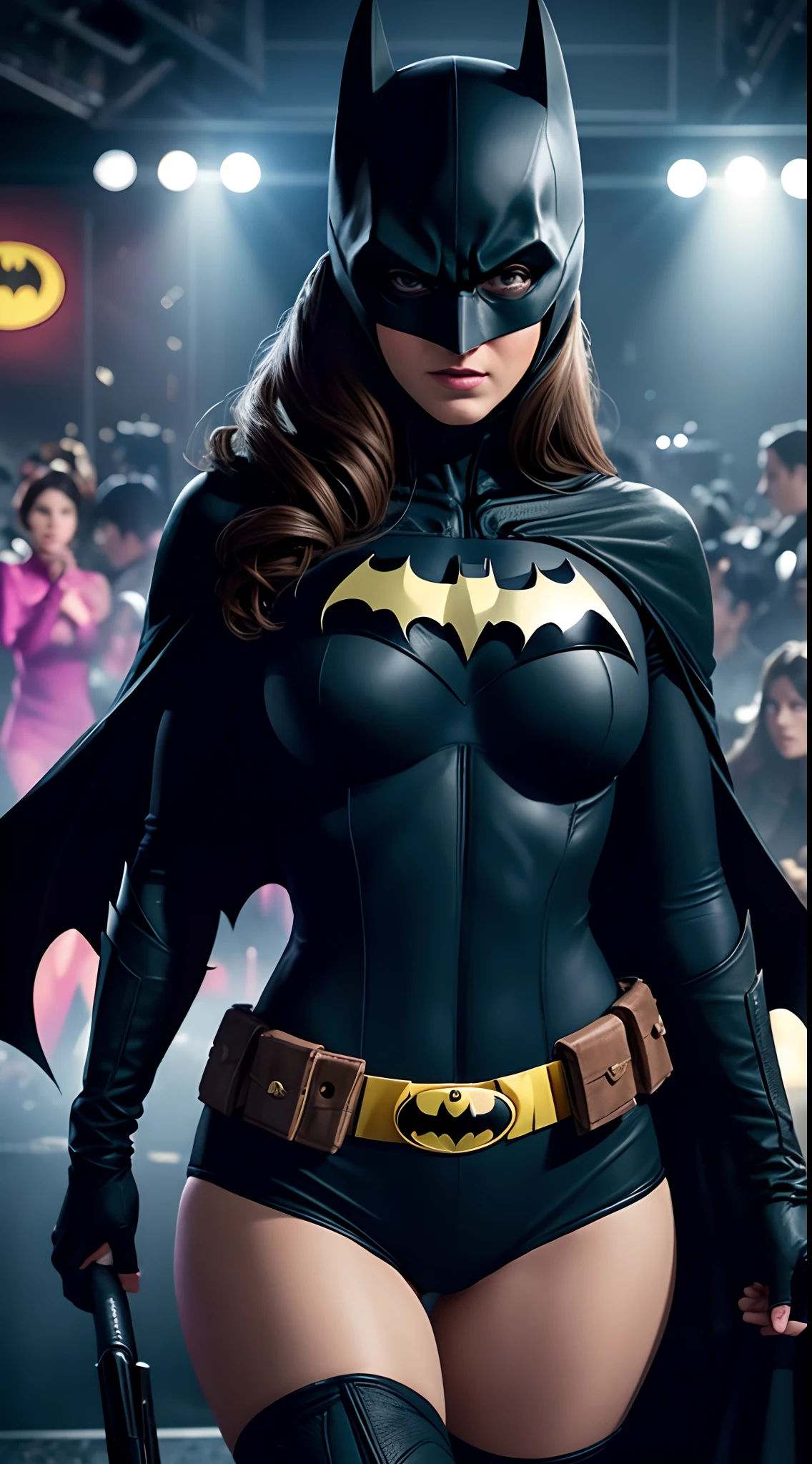 Batman party in club with the girls