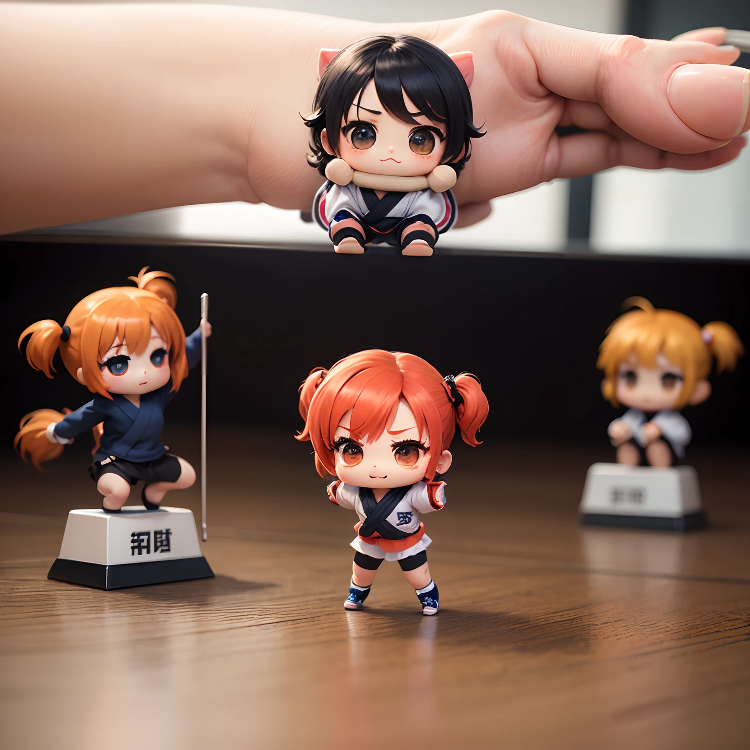 masterpiece、top-quality、ultra-detailliert、(Chibi Chara:1.2)、field day、Set gymnastics(kumi taiso:1.1),Hachimaki、For the whole body、It's fun, isn't it?