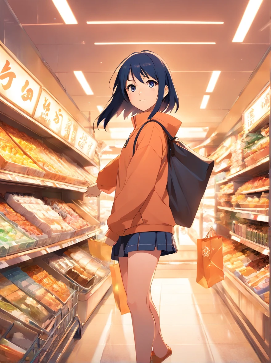 (Naruto, Hinata, present, shopping, happy, moment)