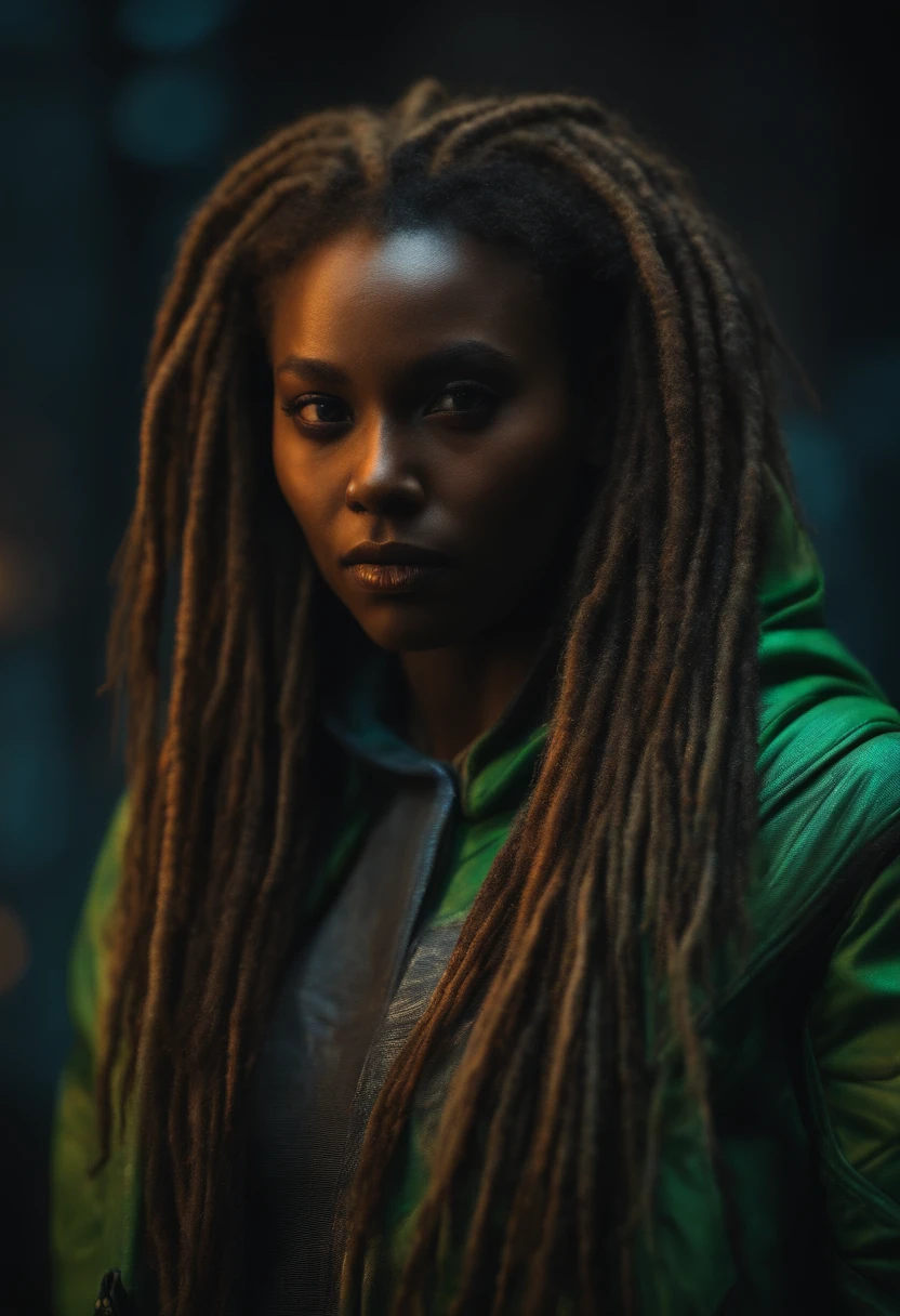 alien, dreadlocks , 8k