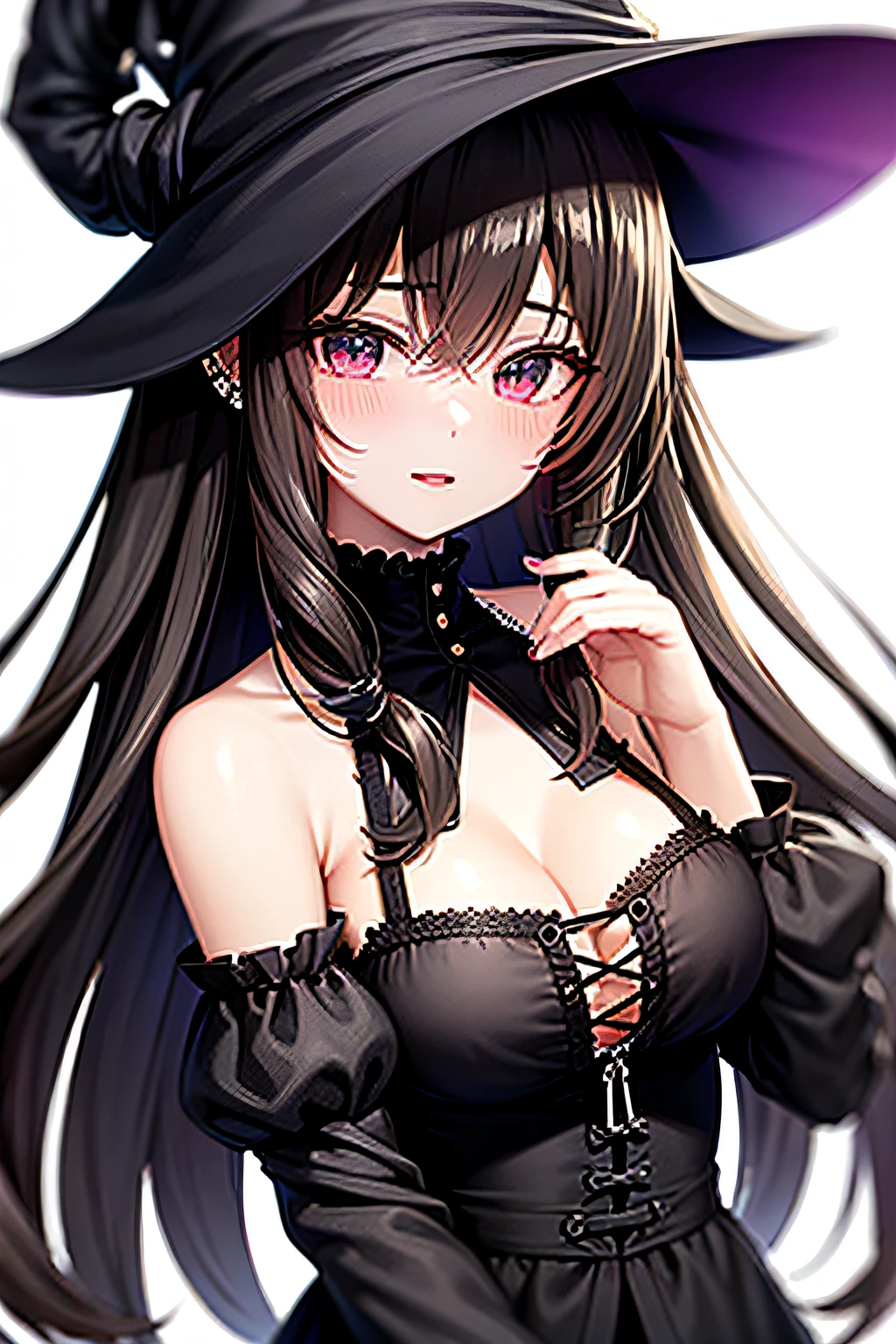 Witch Goth Girl Lolita Pinning Black Hair Mana Style Legend