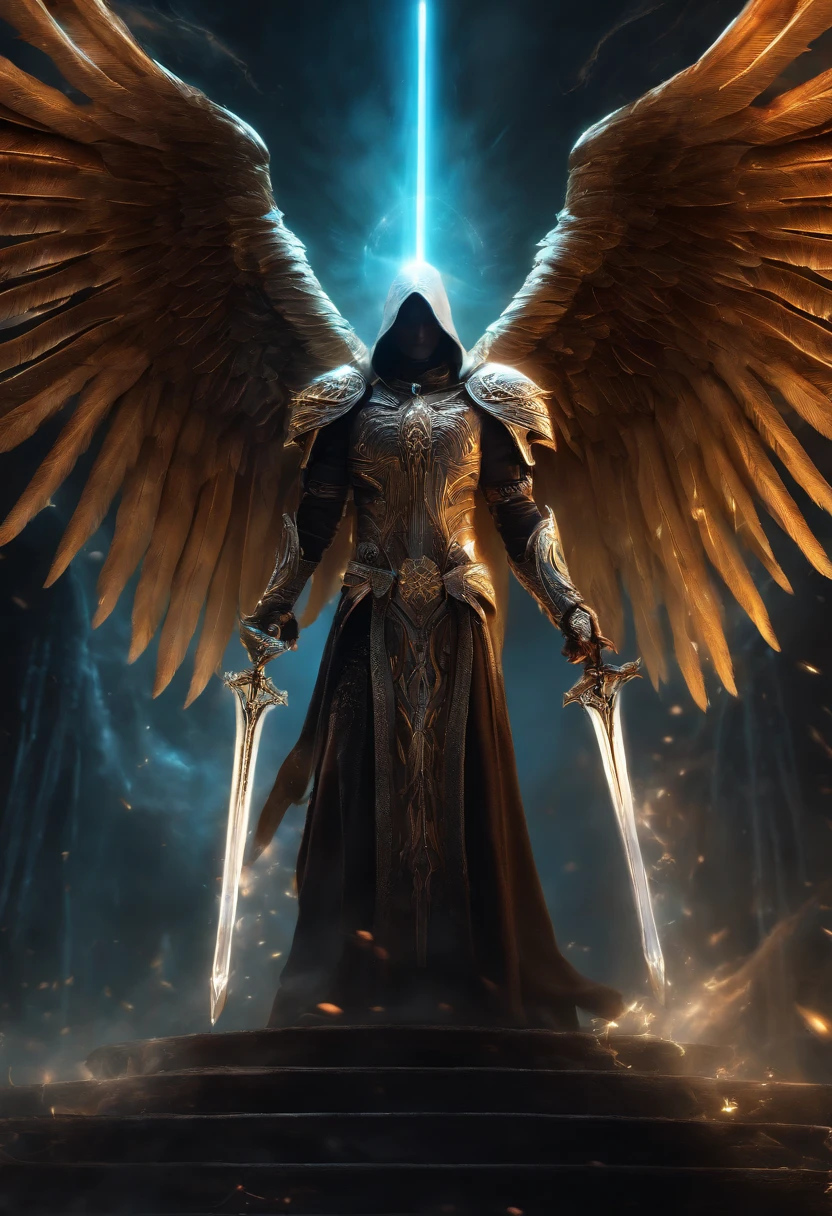 (masterpiece:1.2), (best quality:1.2), (extremely detailed:1.2), arafed man with long hair and a sword in a dark room, bloodborne cathedral, extremely pale blond hair, dof 1. 3, wingspan, lie on a golden stone, streaming on twitch, ashen blonde hair, inspired by EizÅ KatÅ, bend over posture, 4 k post, punished, religious imagery, necrosis, <lora:Vessels_Style_SDXL:0.4> ais-vesselz, covered with ais-vesselz