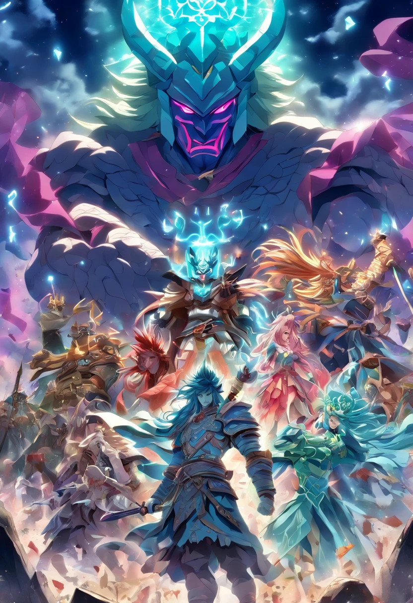 (((Guerra celta))) melhor qualidade, ultra-high resolution, CG detalhado 4K, master part,Formorianos, Tuatha Dé Danann, Roupas celtas, Mitologia celta, ((Formorianos VS Tuatha The Danann )), Imagem celta, aesthetic, centralizado na tela