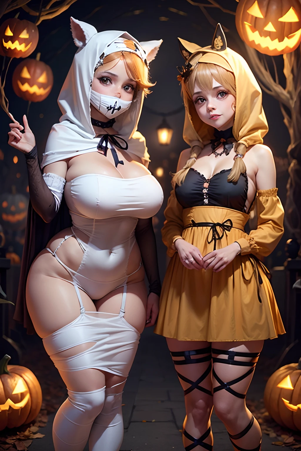halloween cute mummies