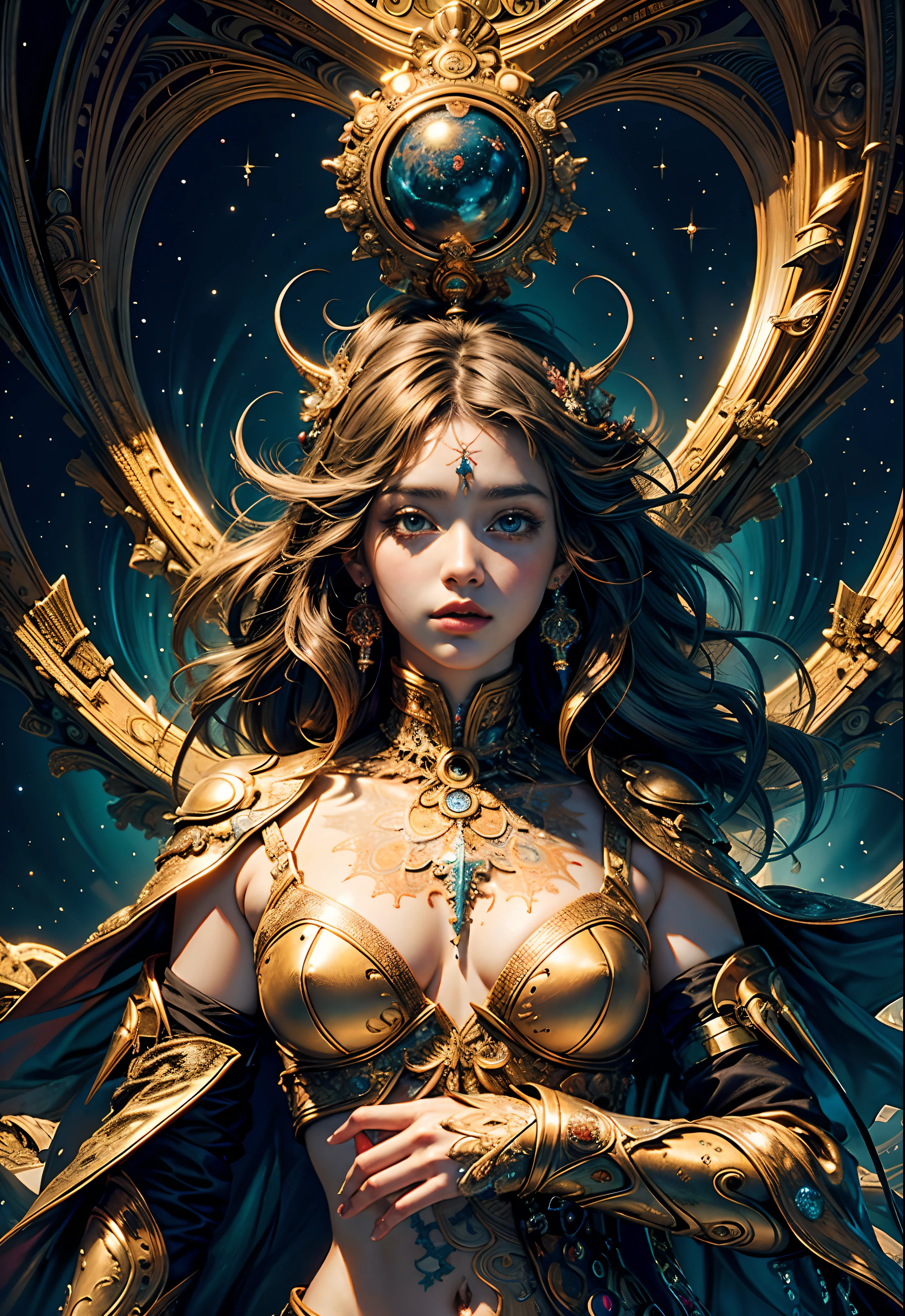 (masterpiece, top quality, best quality, official art, beautiful and aesthetic:1.2), (1girl), extreme detailed,(fractal art:1.3), highest detailed