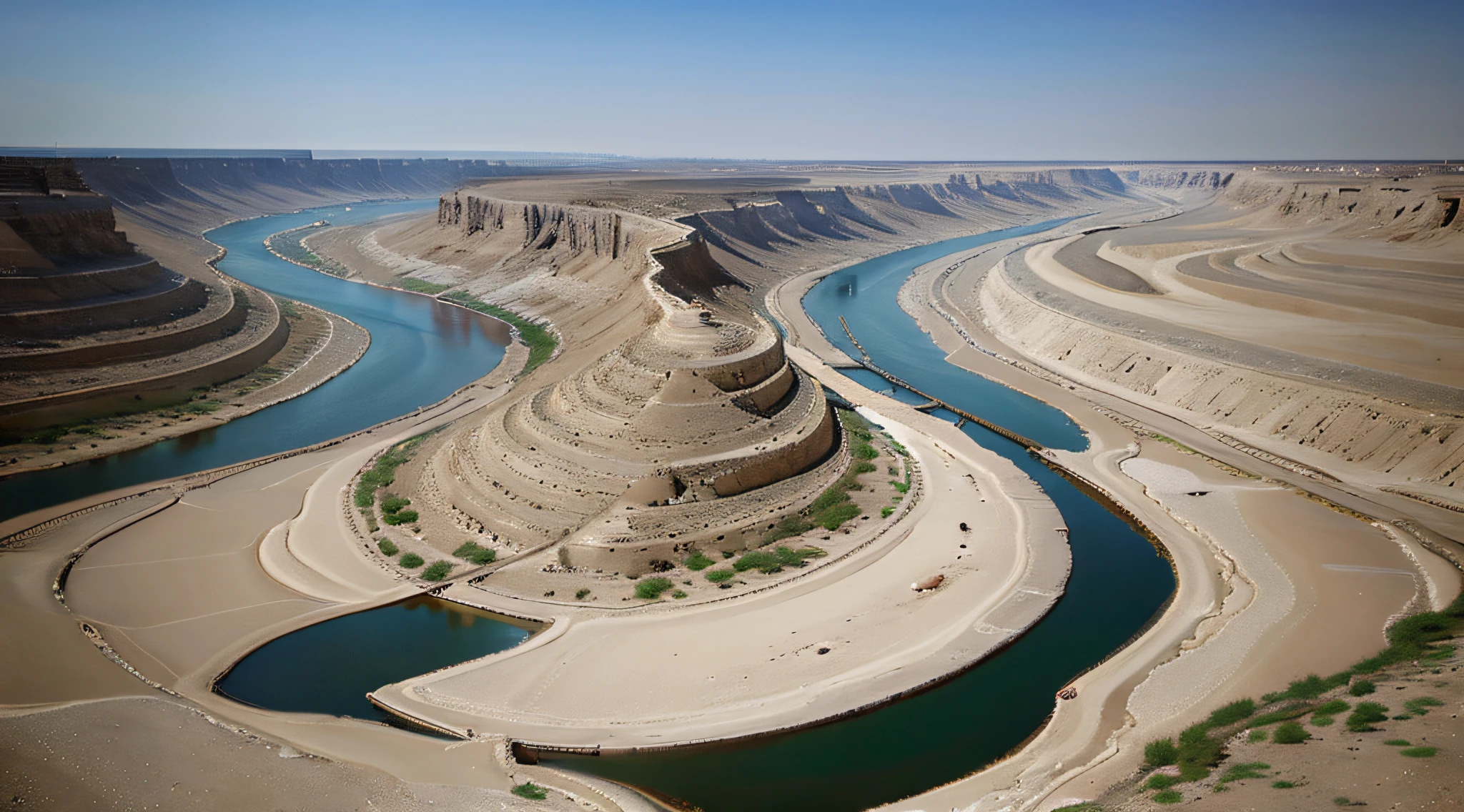 The Euphrates River plays a pivotal role in the region of the Fertile Crescent, historically known as the cradle of civilization. This mighty river, flowing through modern-day Turkey, Syria, and Iraq, has been a lifeline for countless communities and cultures throughout history
