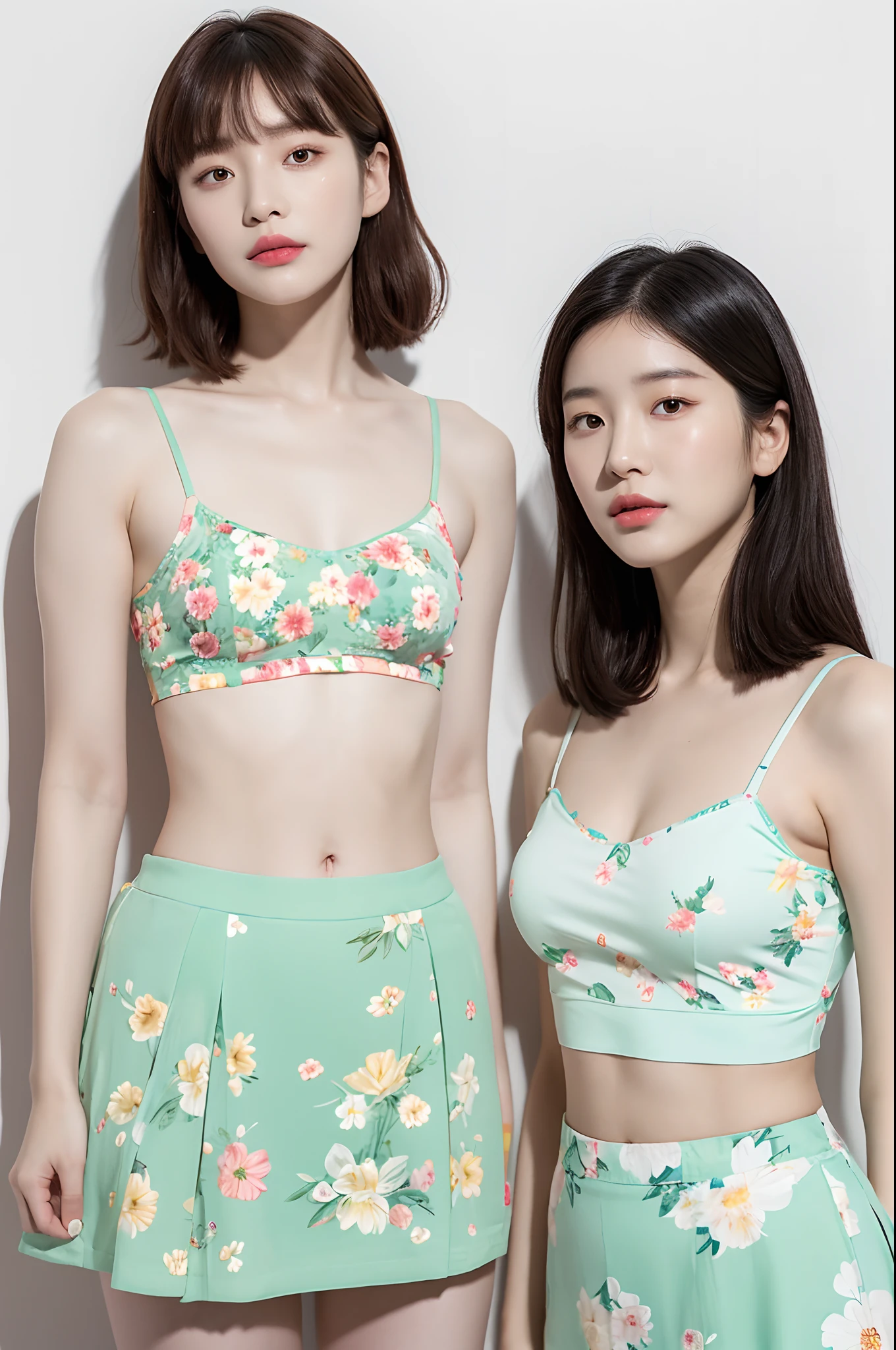 Beautuful Women、 、FULL BODYSHOT、Pastel Camisole、pantiy