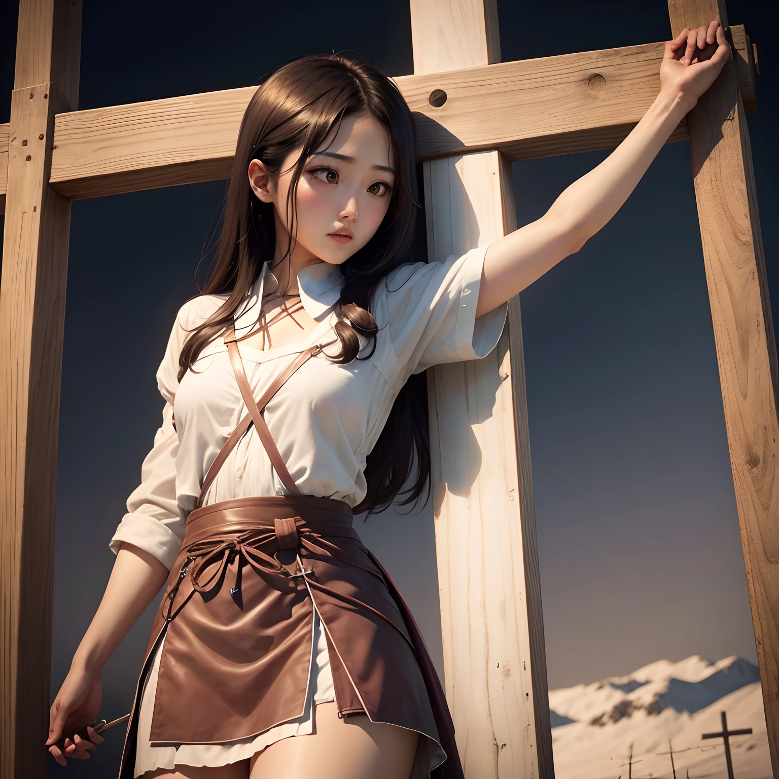 Satomi Ishihara on the Crucifixion