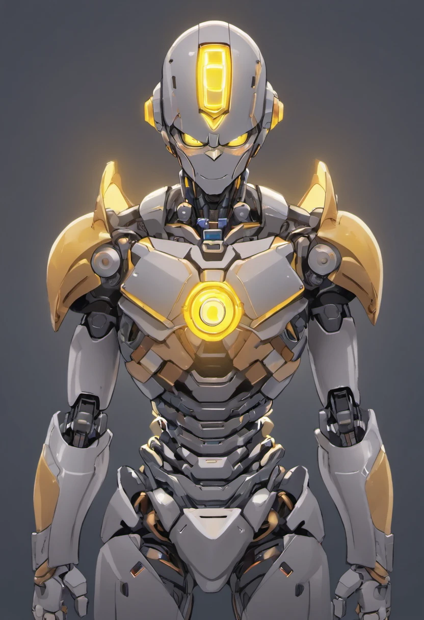 personagem de desenho animado de um parafuso com uma gravata e polegares para cima, hd illustration, Homem cromado enorme, motor do homem, color digital illustration, homem de lata masculino poderoso, sleek metal head, arte vetorial cel sombreada, gravata, Mangueira ondulada, Duas Caras, gray anthropomorphic, Robot, Mascot illustration, happy robot, High quality illustration, block head: estilo cartoon, (((Front view))), Estilo Disney Pixar, Filmes 3D, altamente detalhado, vivid colors (((corpo inteiro))) ::n_Style realista, anime