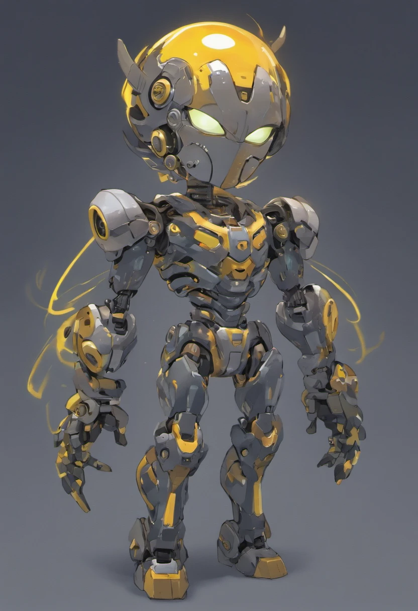 personagem de desenho animado de um parafuso com uma gravata e polegares para cima, hd illustration, Homem cromado enorme, motor do homem, color digital illustration, homem de lata masculino poderoso, sleek metal head, arte vetorial cel sombreada, gravata, Mangueira ondulada, Duas Caras, gray anthropomorphic, Robot, Mascot illustration, happy robot, High quality illustration, block head: estilo cartoon, (((Front view))), Estilo Disney Pixar, Filmes 3D, altamente detalhado, vivid colors (((corpo inteiro))) ::n_Style realista, anime