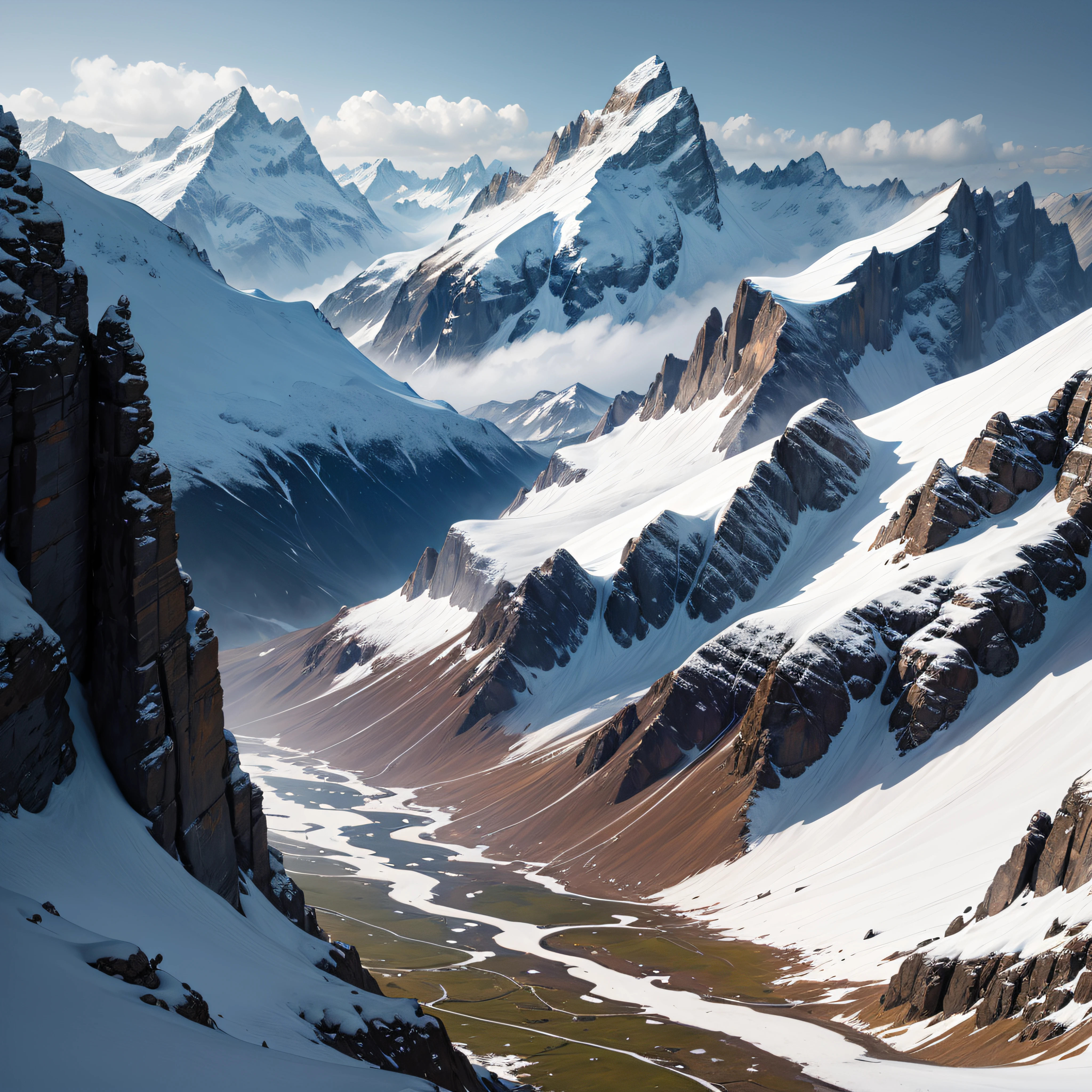 Alps on a rainy day --auto
