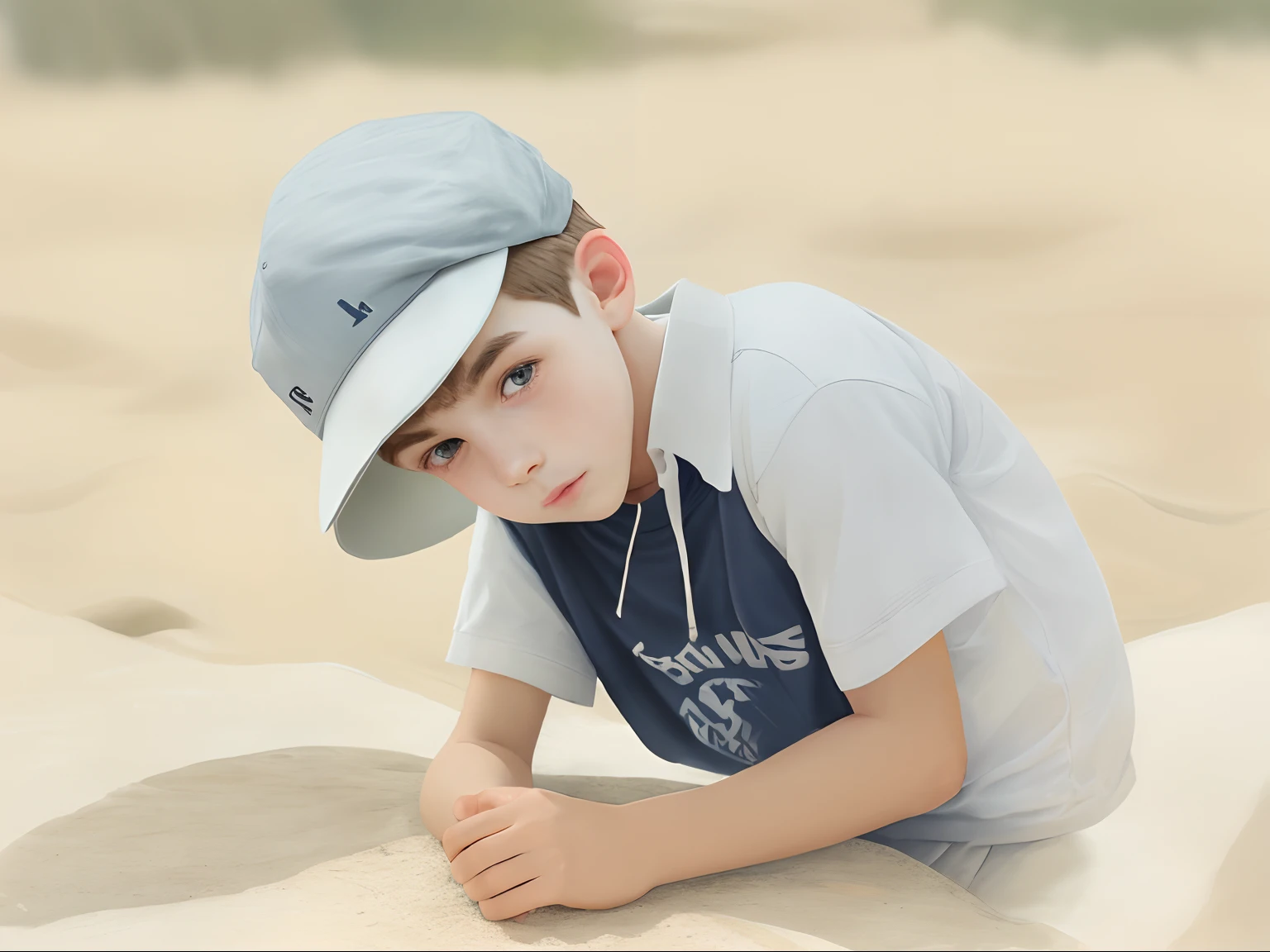 boy with a cap