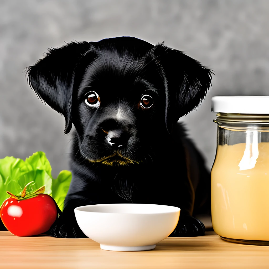 Kitchen Puppy Mom Food Background