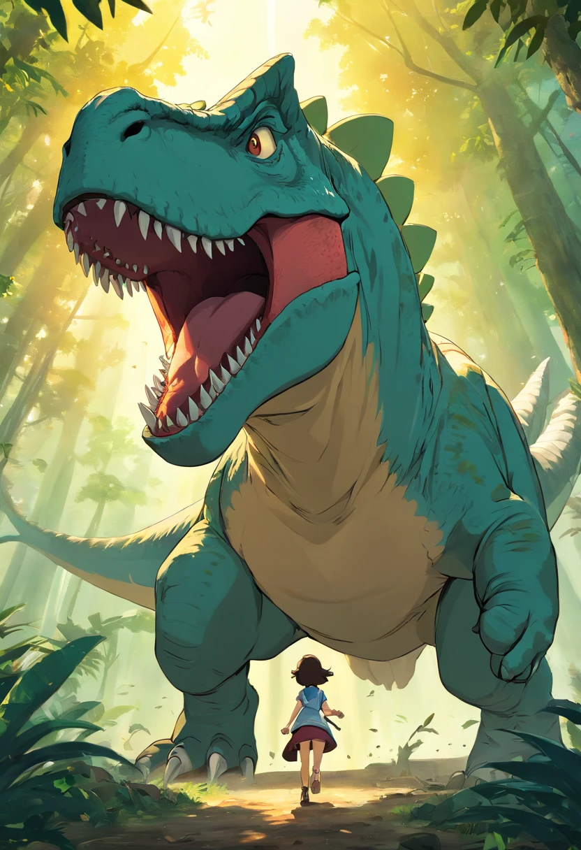 una feroz batalla entre un T-Rex y un triceratops, (La mejor calidad, 4k, Altas Resoluciones, Ultra detallado), Lucha intensa, rugidos y trompetas, Dusty prehistoric landscape, Sombras realistas, vivid colors, (Detallado, intrincado, elaborar) Escamas y texturas de dinosaurios, Dynamic Moves, (feroz, determinado) Expresiones en las caras de dinosaurios, (poderoso, muscular) Cuerpos, dientes afilados y cuernos, (big size ass, imponente) Size, (dramatic, dynamic) luci, (poderoso, energetic) Plantea, (tension, anticipation) En el aire,1 versus 1,sangre,cazando,defendiendose,lucha de vida o muerte