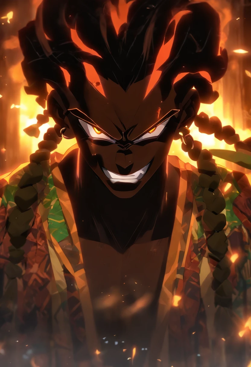 (((GHEDE MASAKA))) best quality, ultra-high resolution, 4K detailed CG, master piece, Ghede Masaka,Man,digger,black shirt,white jacket,white veil,African clothing, Voodoo mythology, ((Loa Voodoo) ), African image, aesthetic, Screen centered, full body