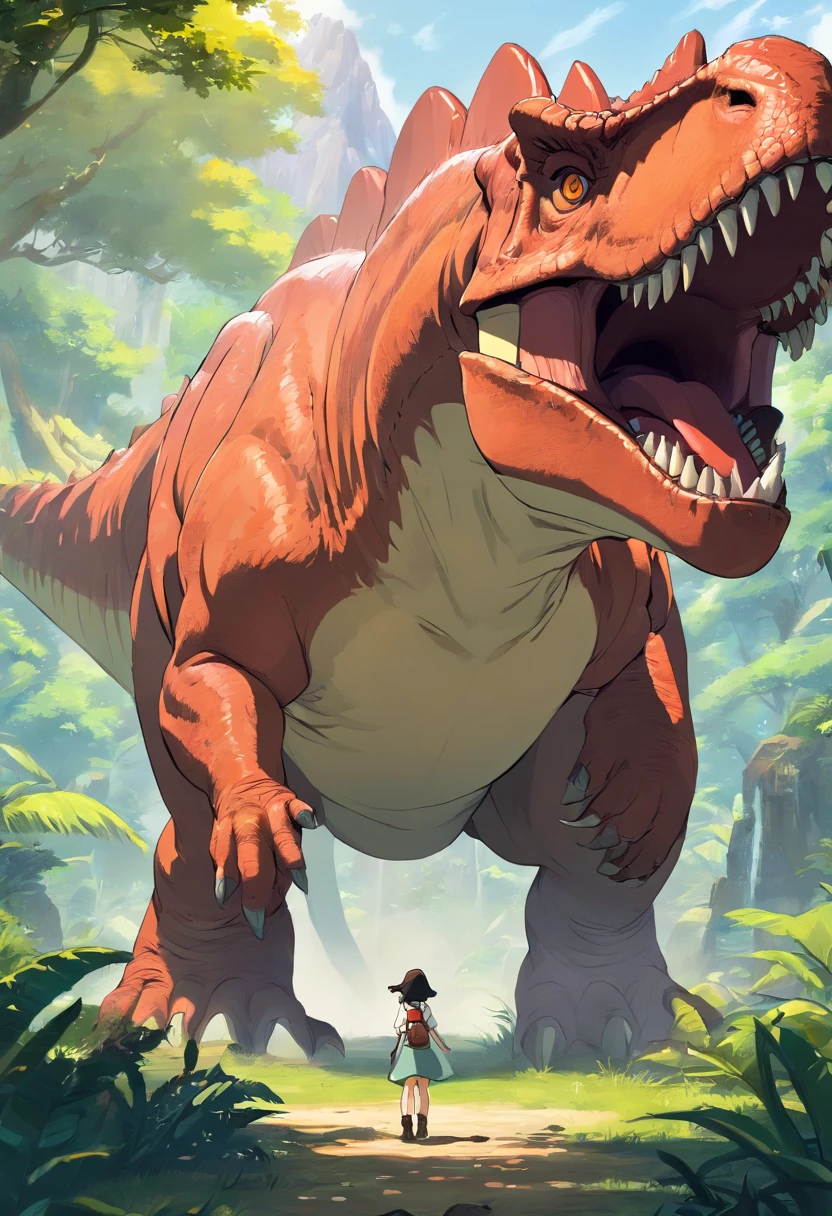 una feroz batalla entre un T-Rex y un triceratops, (La mejor calidad, 4k, Altas Resoluciones, Ultra detallado), Lucha intensa, rugidos y trompetas, Dusty prehistoric landscape, Sombras realistas, vivid colors, (Detallado, intrincado, elaborar) Escamas y texturas de dinosaurios, Dynamic Moves, (feroz, determinado) Expresiones en las caras de dinosaurios, (poderoso, muscular) Cuerpos, dientes afilados y cuernos, (big size ass, imponente) Size, (dramatic, dynamic) luci, (poderoso, energetic) Plantea, (tension, anticipation) En el aire,1 versus 1,sangre,cazando,defendiendose,lucha de vida o muerte
