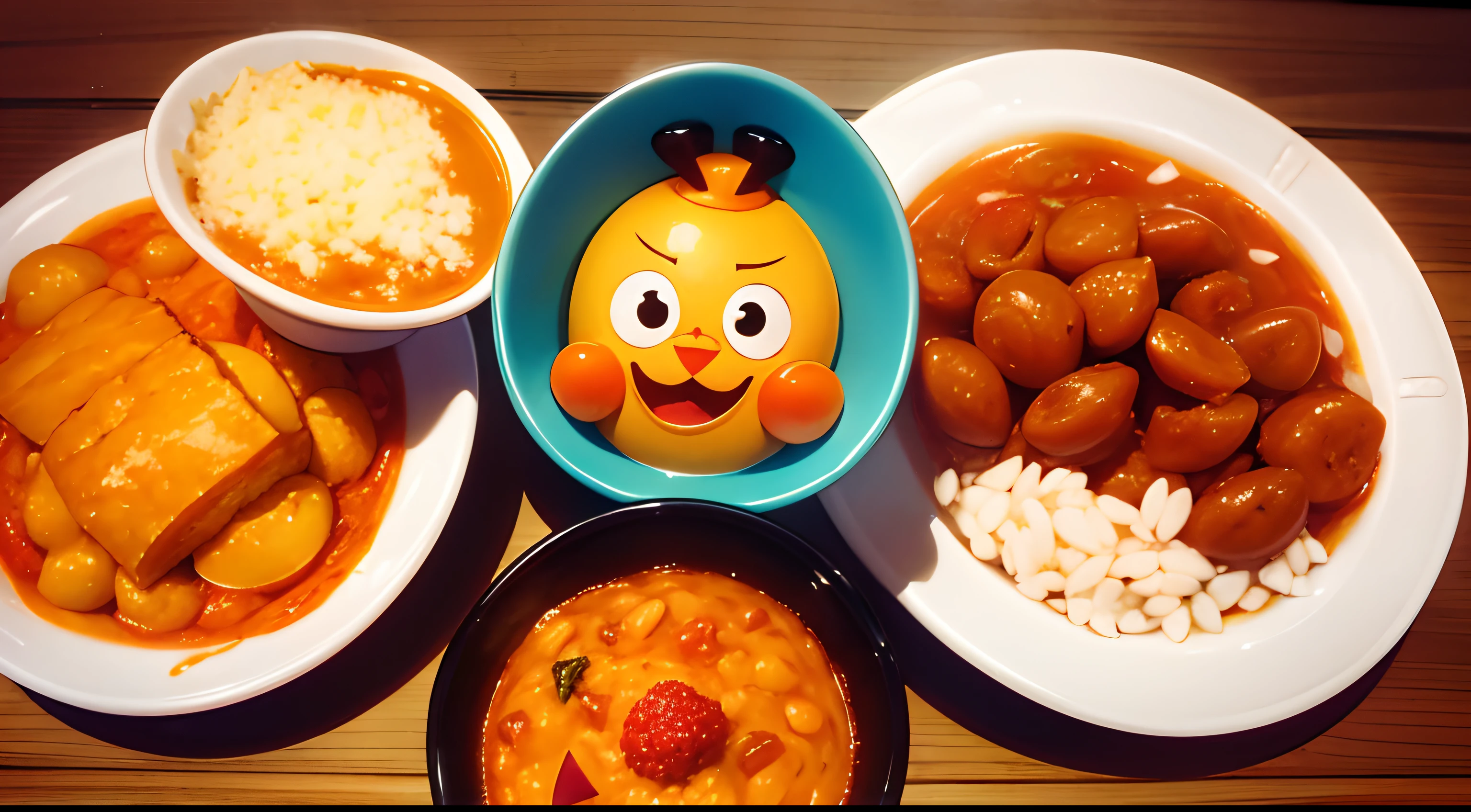 Anpanman, Food Man,Curry Panman,3 people