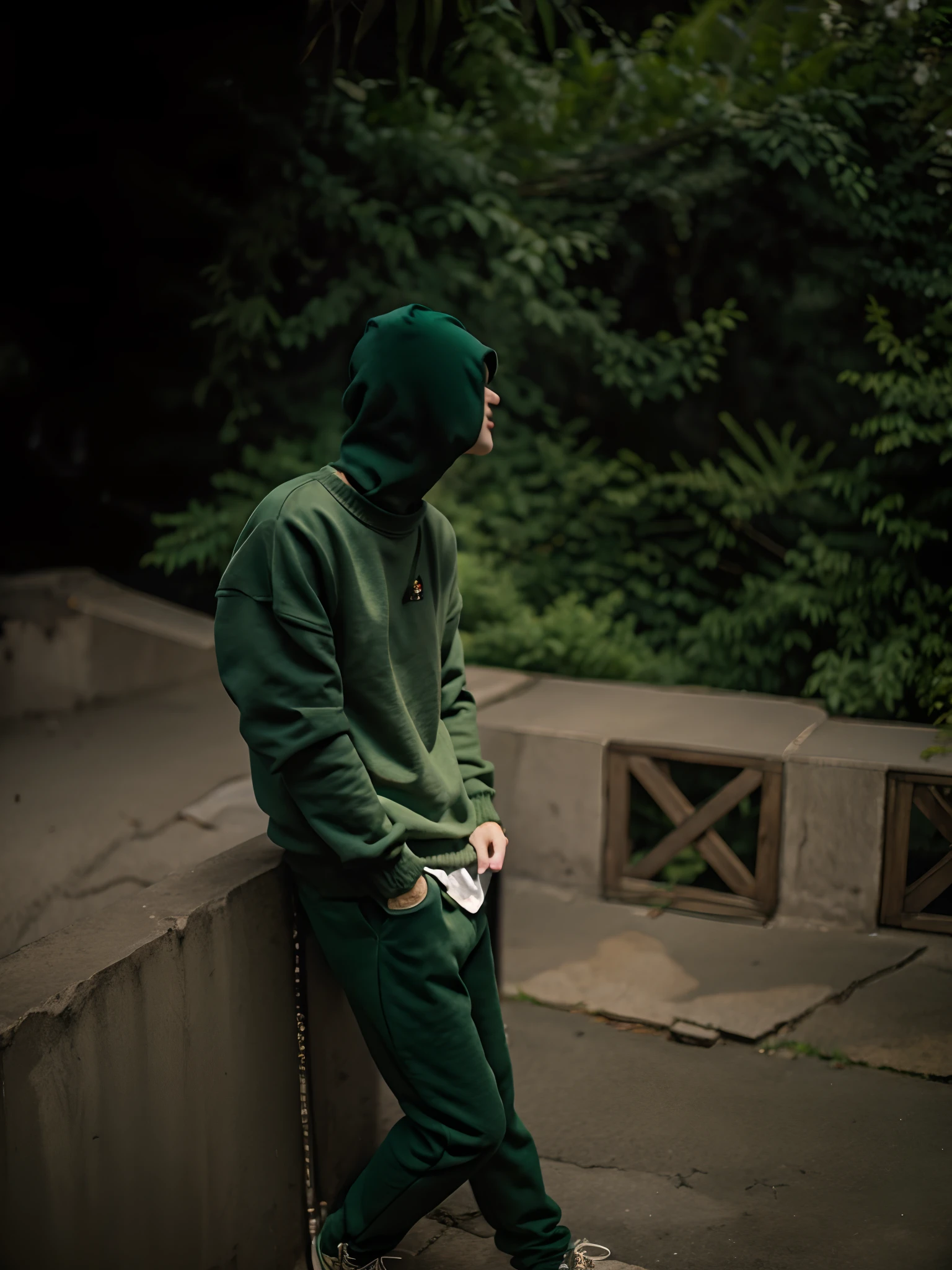 Green colour sweatshirt