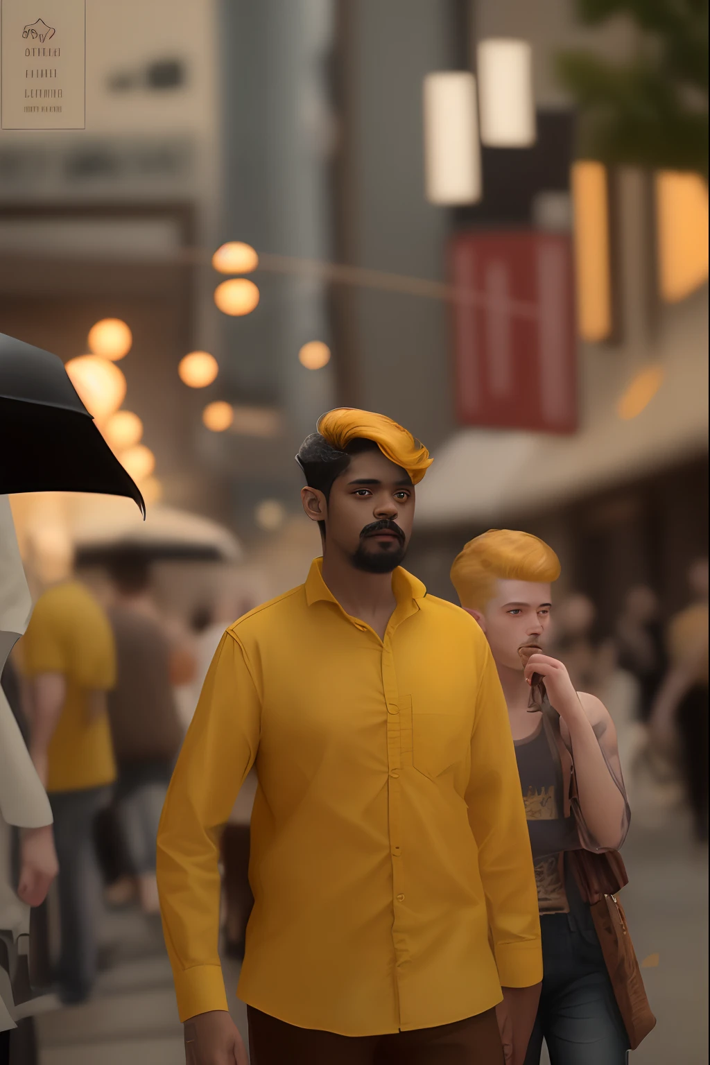 there is a man with a mustache and a yellow shirt, a picture inspired by Odhise Paskali, tumblr, samikshavad, jayison devadas, ayan nag, with accurate face, vinayak, vastayan, around 1 9 years old, without helmet, very clear picture, very very low quality picture, very clear image, jayison devadas styl
