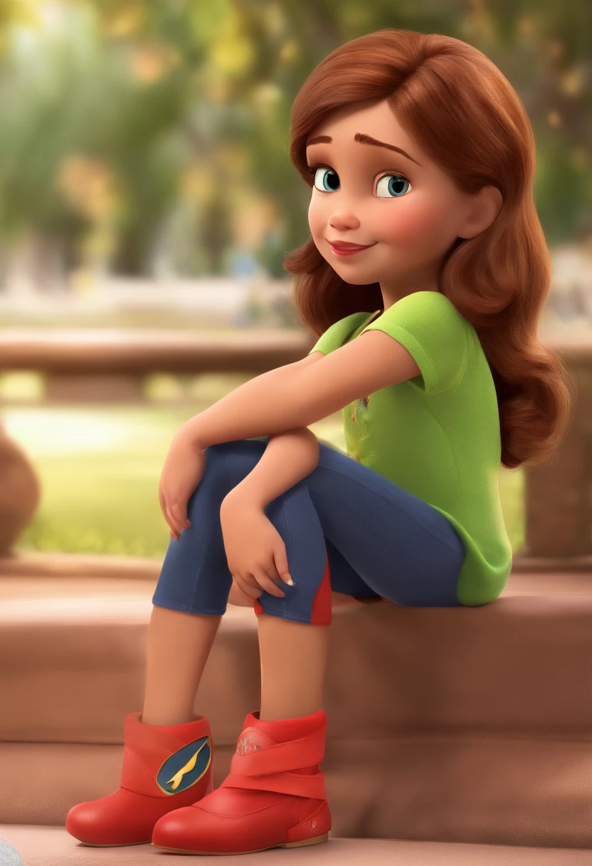 Description: Make a Girl
Functions: She is 5
Scenario: Disney Type of Drawing
Share: He's with his father, Your dad dressed up as a superhero.
quality: Pixar, ..3d, Disney
Creating a Disney Character, Pixar