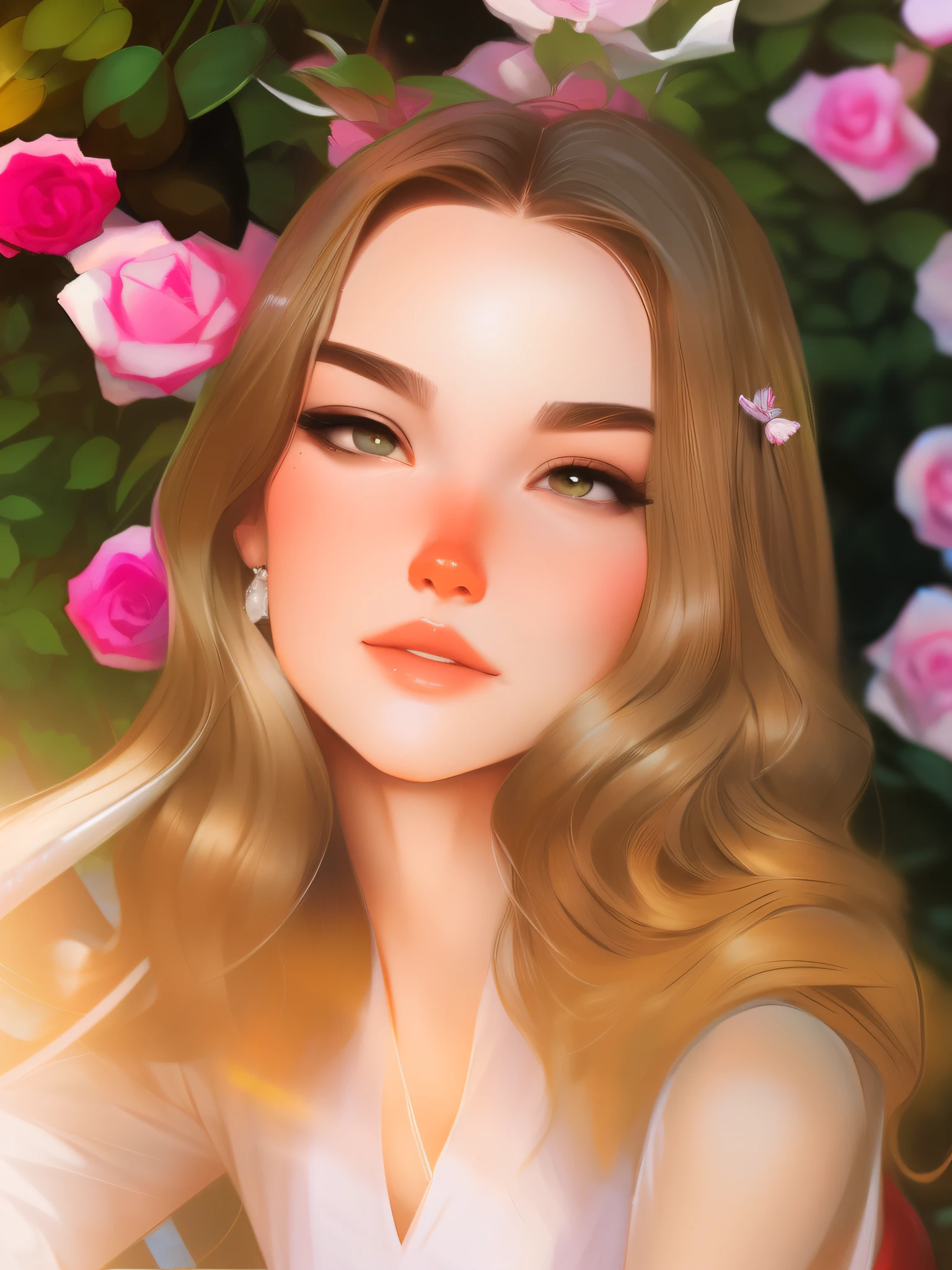 handsome girl, photo by artgerm and Greg Rutkowski in the style of samdoesarts
