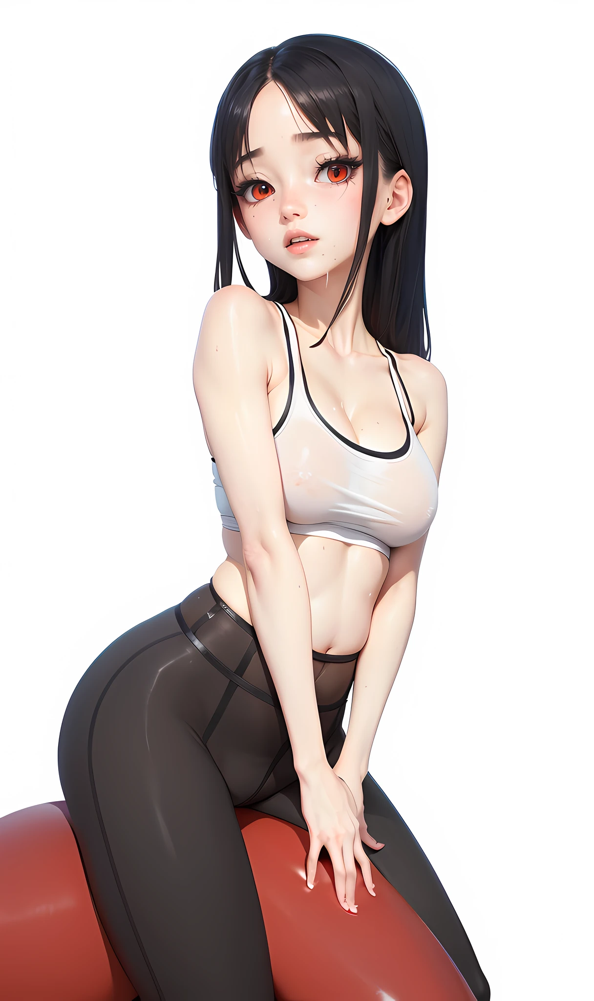red eyes , bigger boobs