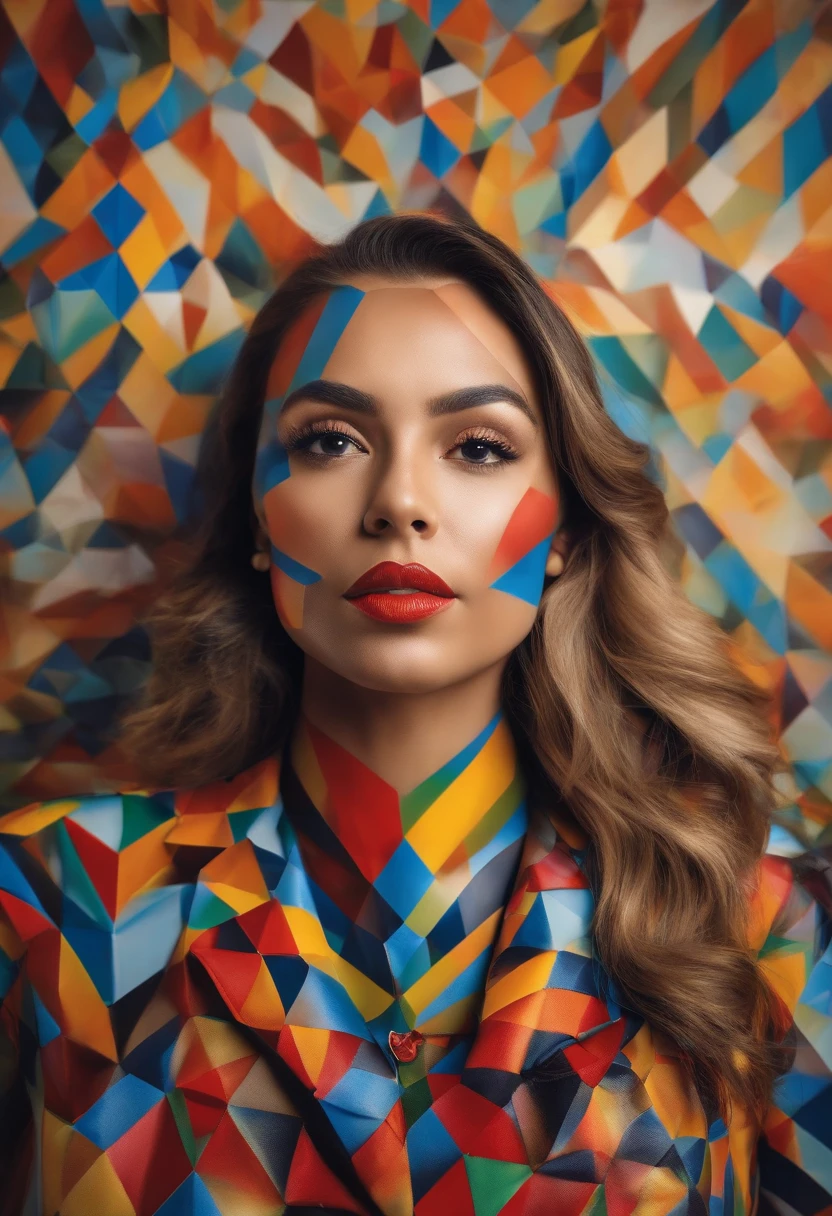 (aguia americana ),(melhor pose),(best angle), (better expression), Eduardo Kobra acolchoamento ,multidimensional geometric wall PORTRAIT, arte, Chibi,Yang08k, lindo, Colouring,