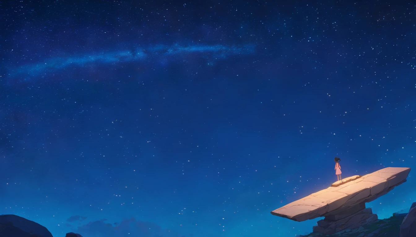 Stone slab floating in the starry sky,The stele is covered with unknown text,Spaceship hanging in front of a stone monument,There is no text in the photo,There is no basis