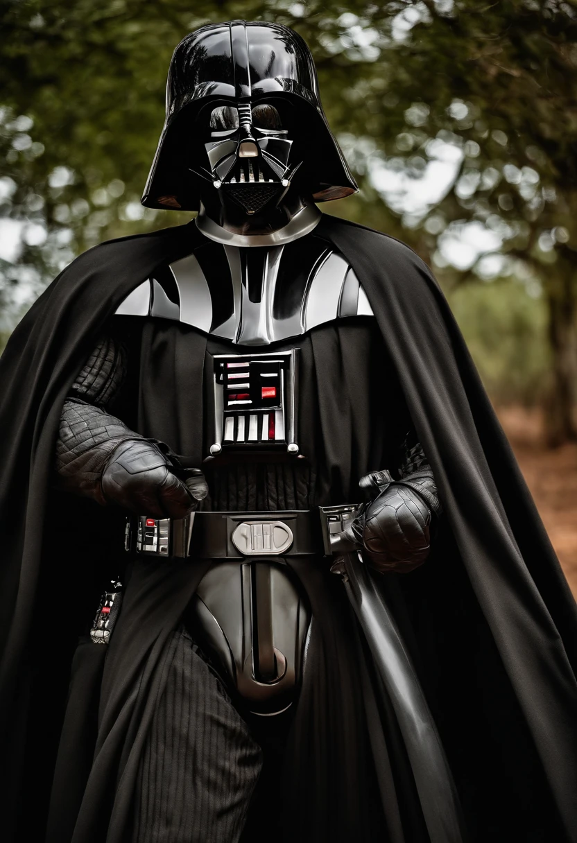 cuerpo de Guerrero espartano,cabeza con mascara de (((darth vader))), agonizante , Armadura sangrienta, en el campo de batalla, de rodillas, epopeya, 8k