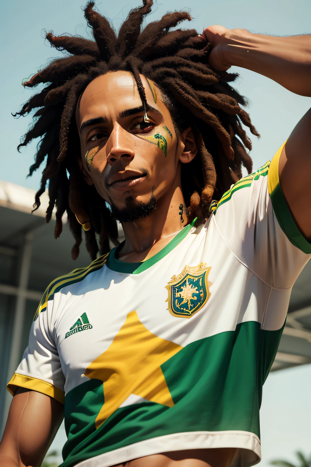 bob marley, ultrarealist, Brazilian National Team Shirt