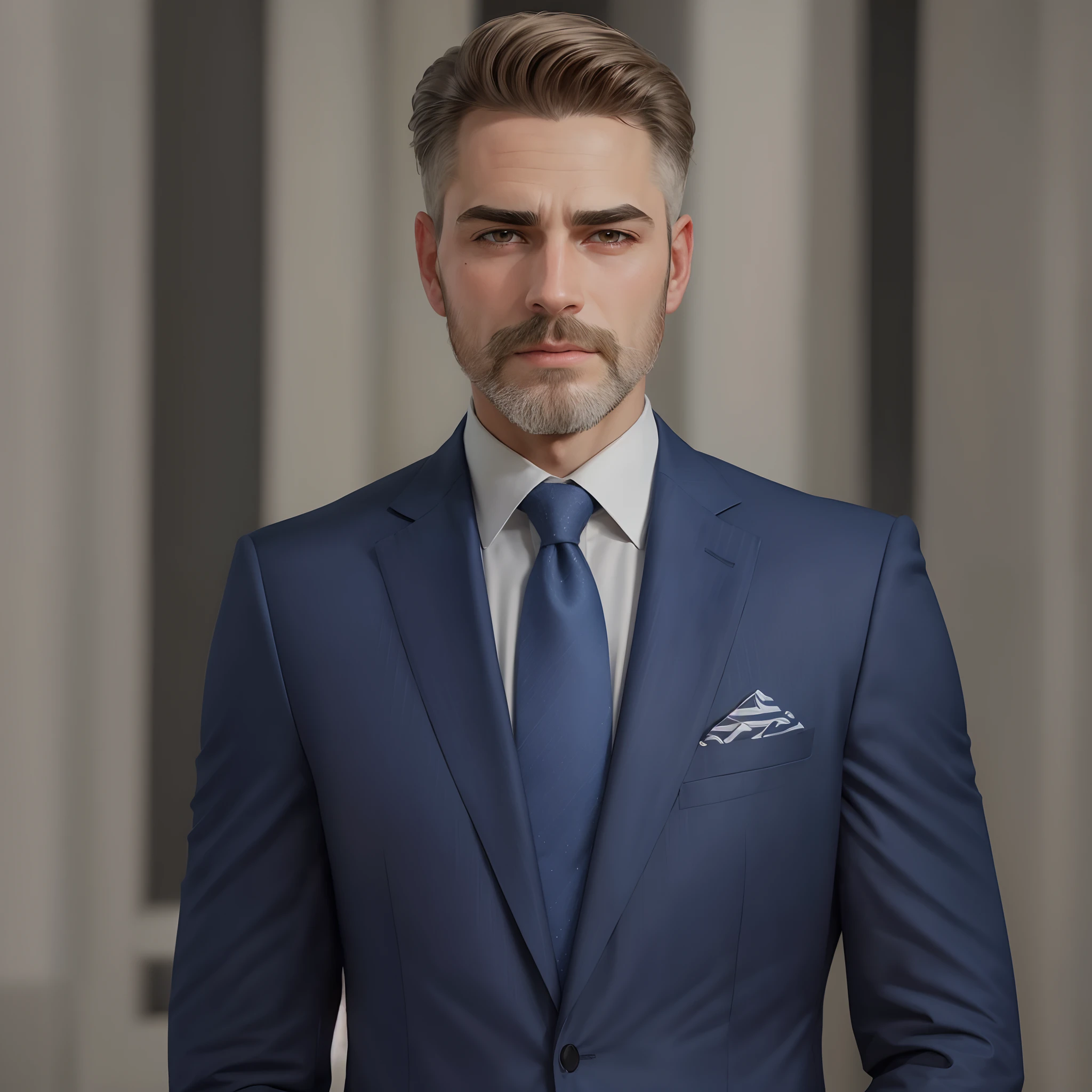 make the mans beard thicker