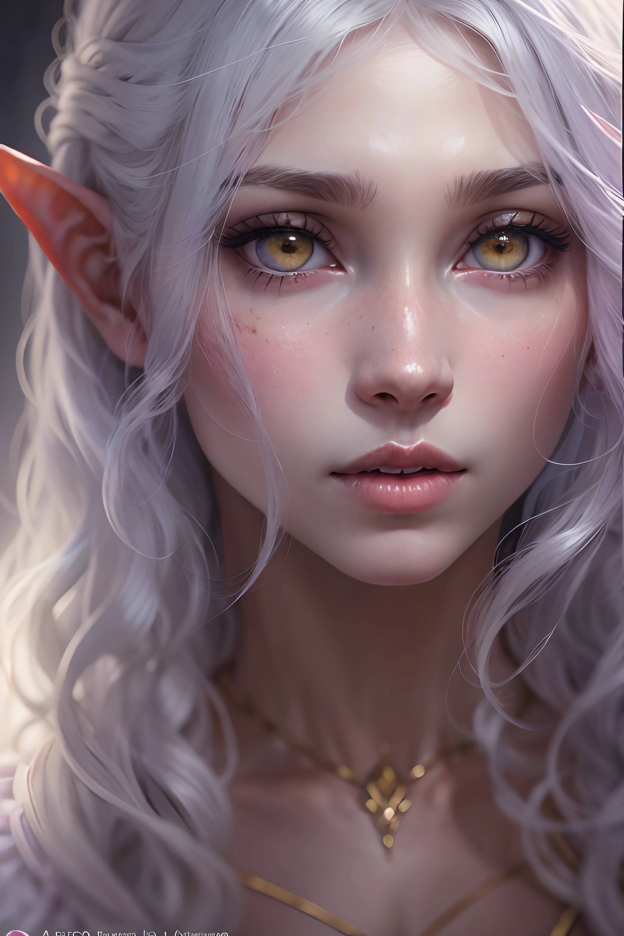 Alexia era apenas uma pobre "menina normal", Anyone who was born with elven blood and on some island has silver hair, Golden eyes and a lilac birthmark on her collarbone. It's low, and has an incomparable beauty.