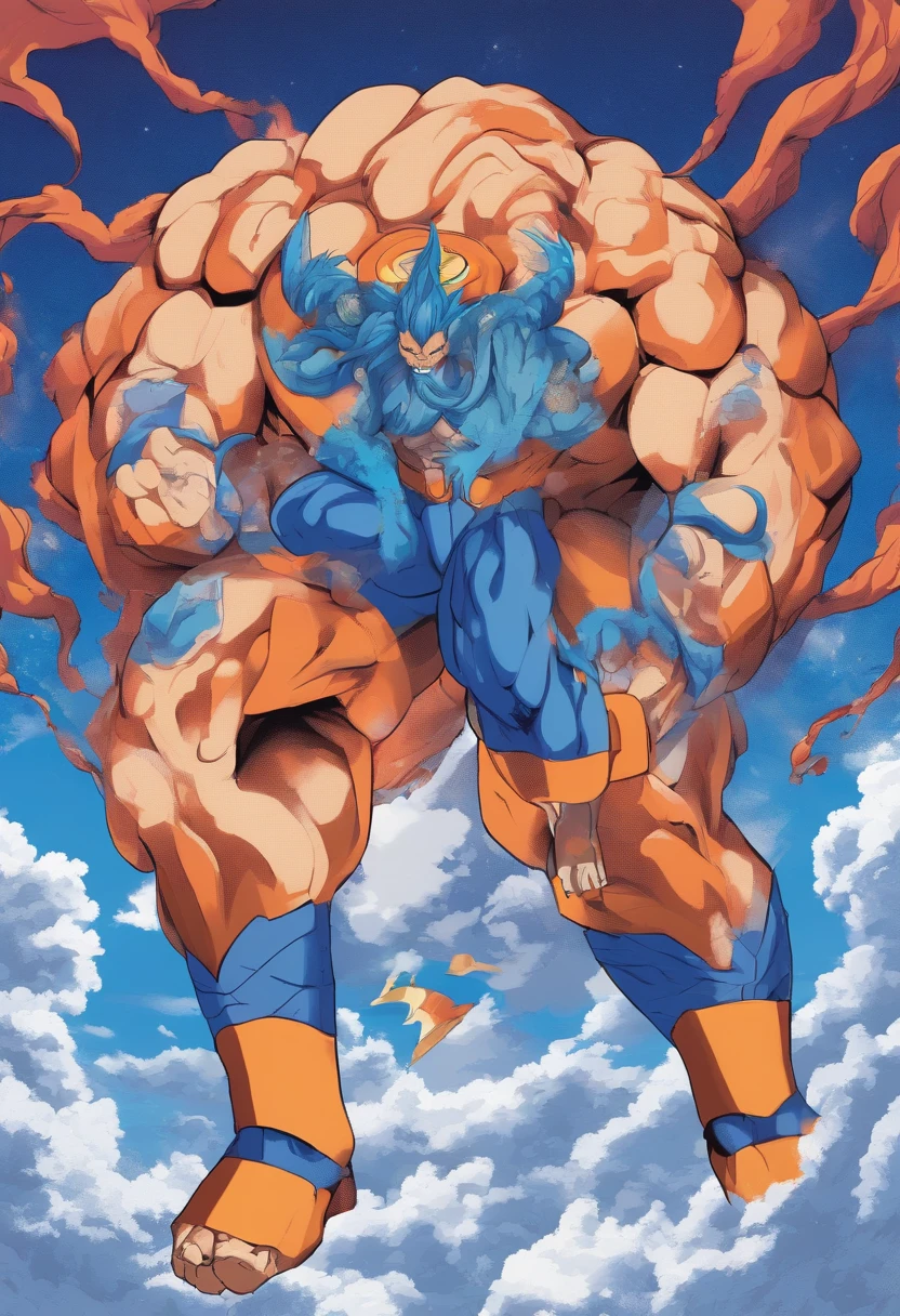 Blue muscular beastman appearing in Dragon Ball Super