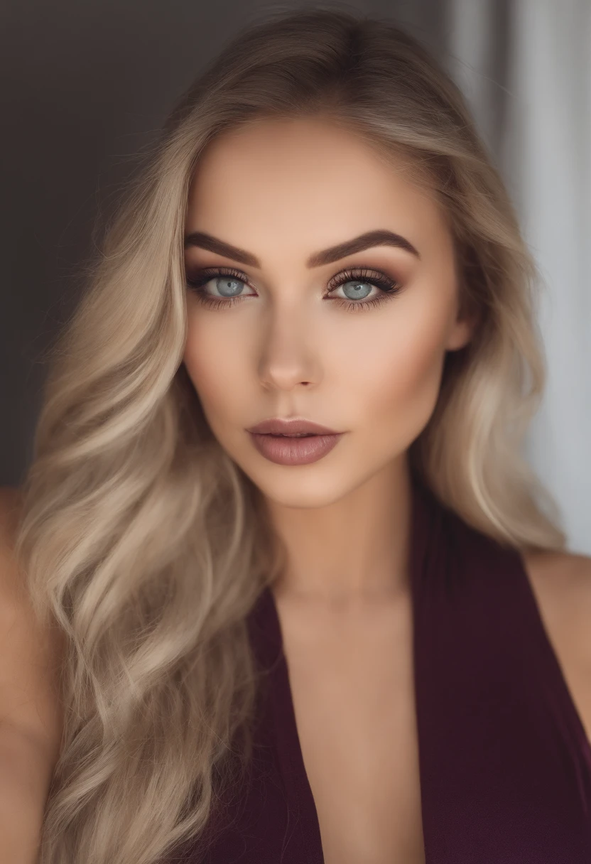 woman with matching tank top and panties, Sexy girl with blue eyes, portrait sophie mudd, portrait corinna kopf, blonde hair and large eyes, Selfie einer jungen Frau, Augen im Schlafzimmer, Violet Myers, ohne Make-up, Natural makeup, Blick direkt in die Kamera, Gesicht mit Artgram, dezentes Make-up, Stunning full body shot, im Schlafzimmer, Spaltung