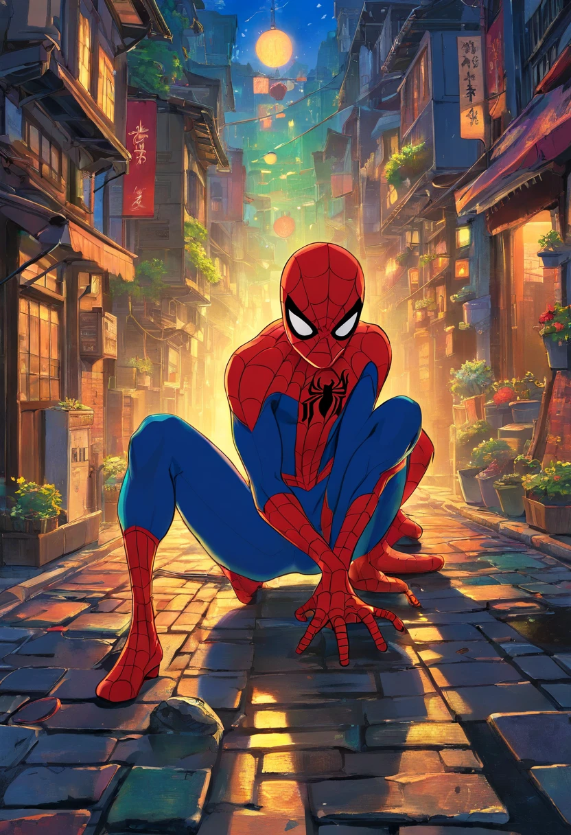 Spider Man preto