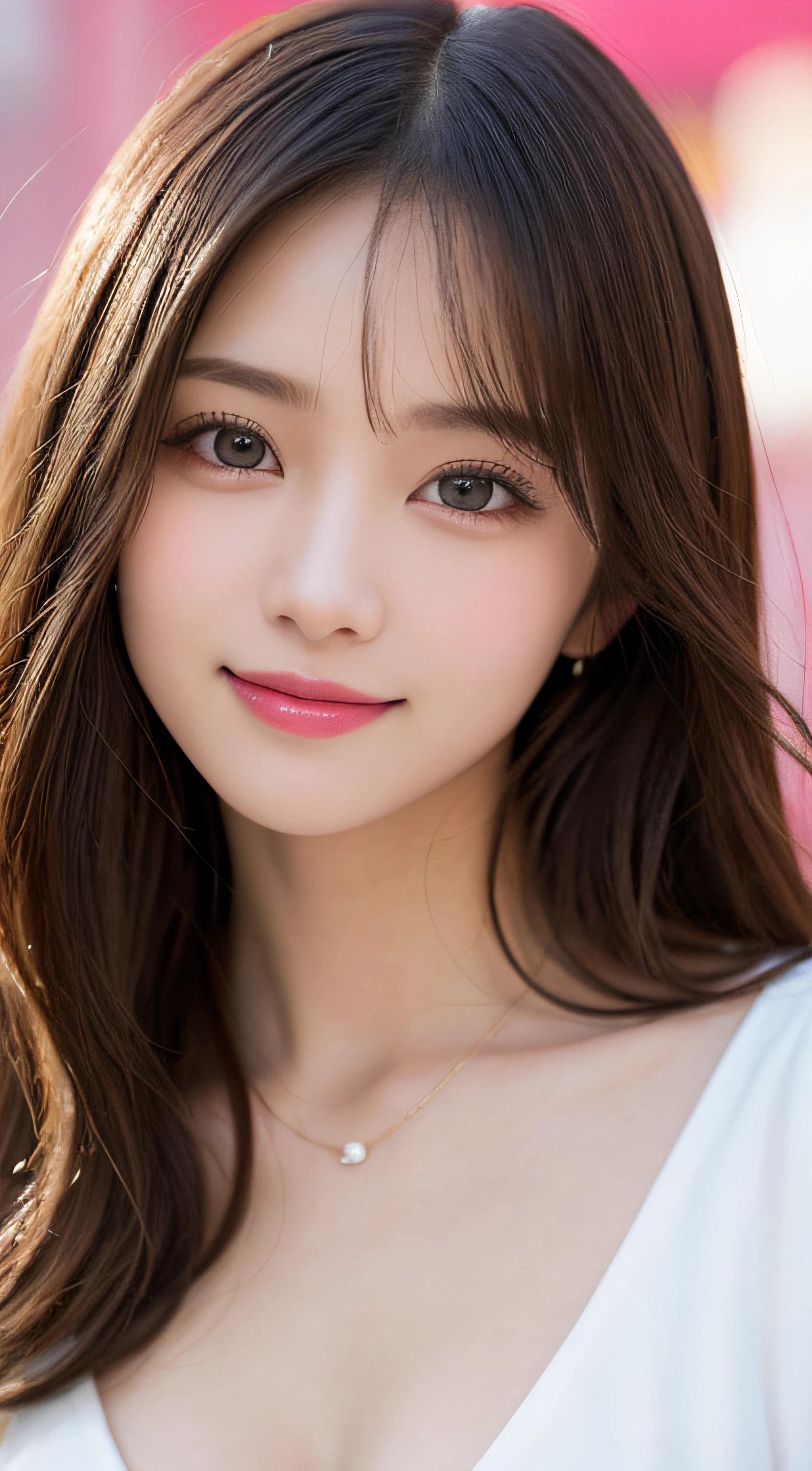 masutepiece, Best Quality, Illustration, Ultra-detailed, finely detail, hight resolution, 8K Wallpaper, Perfect dynamic composition, Beautiful detailed eyes, Women's Fashion Summer,Bob Hair,mid-chest, Natural Color Lip, Bold sexy poses,Smile,Harajuku、24-year-old girl、Cute、Sexy shot looking at camera