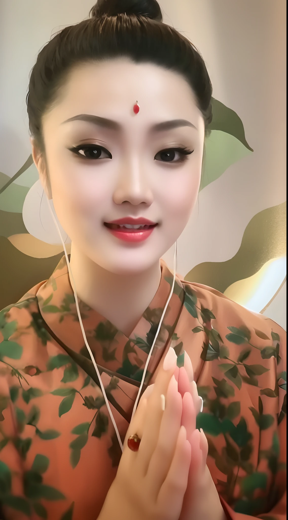 Close-up of a woman in a kimono, Japanese goddess, Chinese woman, Chinese girl, Chinese traditional, Inspired by Lan Ying, china doll face, ancient chinese beauti, Chinese style, Traditional beauty, Inspired by Ai Xuan, inspired by Jin Nong, Japanese robot geisha, Princesa chinesa antiga, Asian face, chinese artist