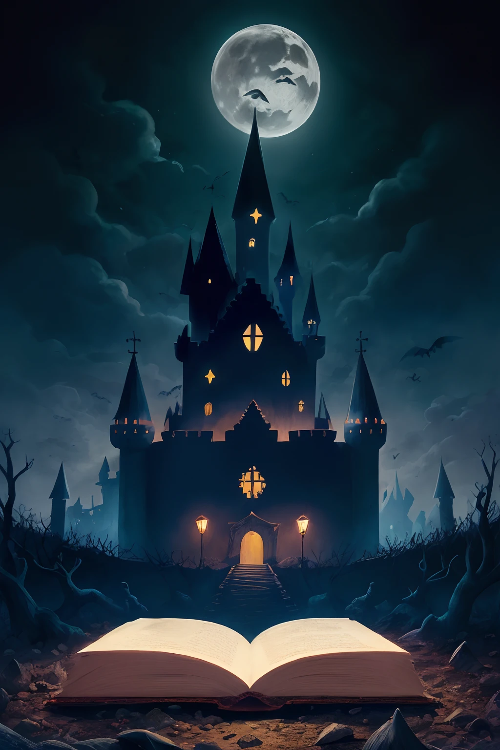 (Fantasioso) (castelo) (livro) (vampiro)