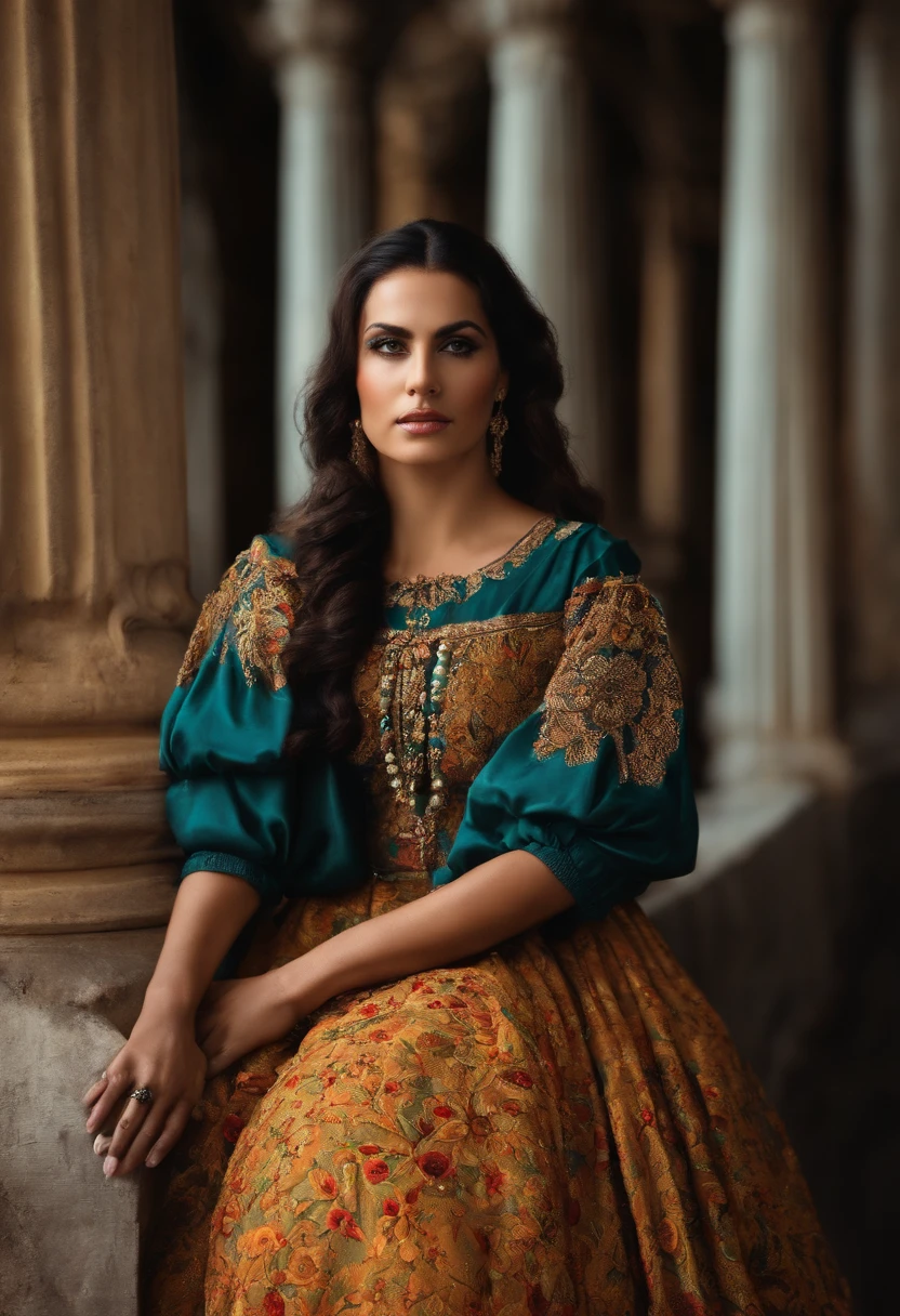 Menina espartana guerreira