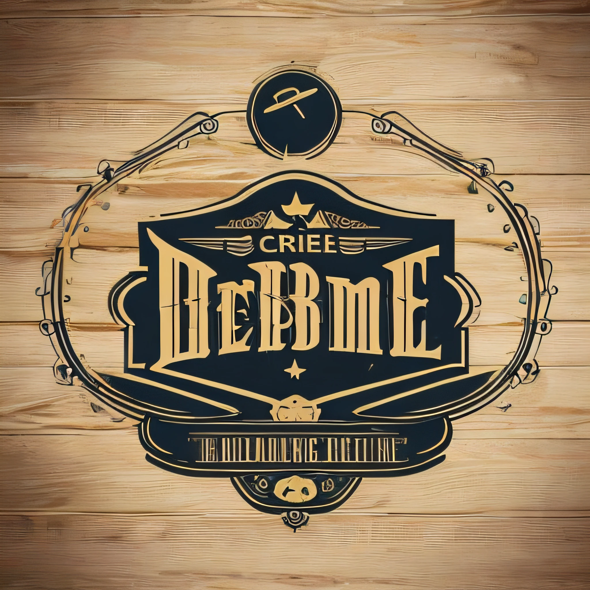 Crie um logotipo vintage destacando um homem bem cuidado com cabelo impecavelmente estilizado, barba, e bigode, in conjunction with classic barbershop tools. O logotipo deve incorporar o charme atemporal de uma barbearia tradicional, evocando um senso de habilidade e habilidade