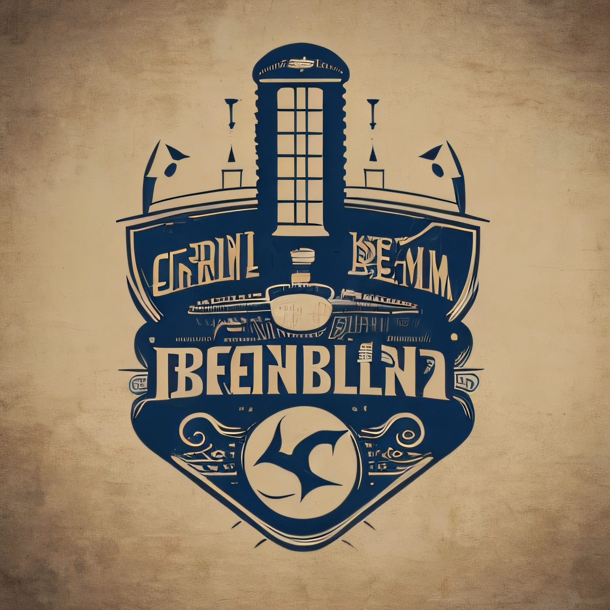 Crie um logotipo vintage destacando um homem bem cuidado com cabelo impecavelmente estilizado, barba, e bigode, in conjunction with classic barbershop tools. O logotipo deve incorporar o charme atemporal de uma barbearia tradicional, evocando um senso de habilidade e habilidade