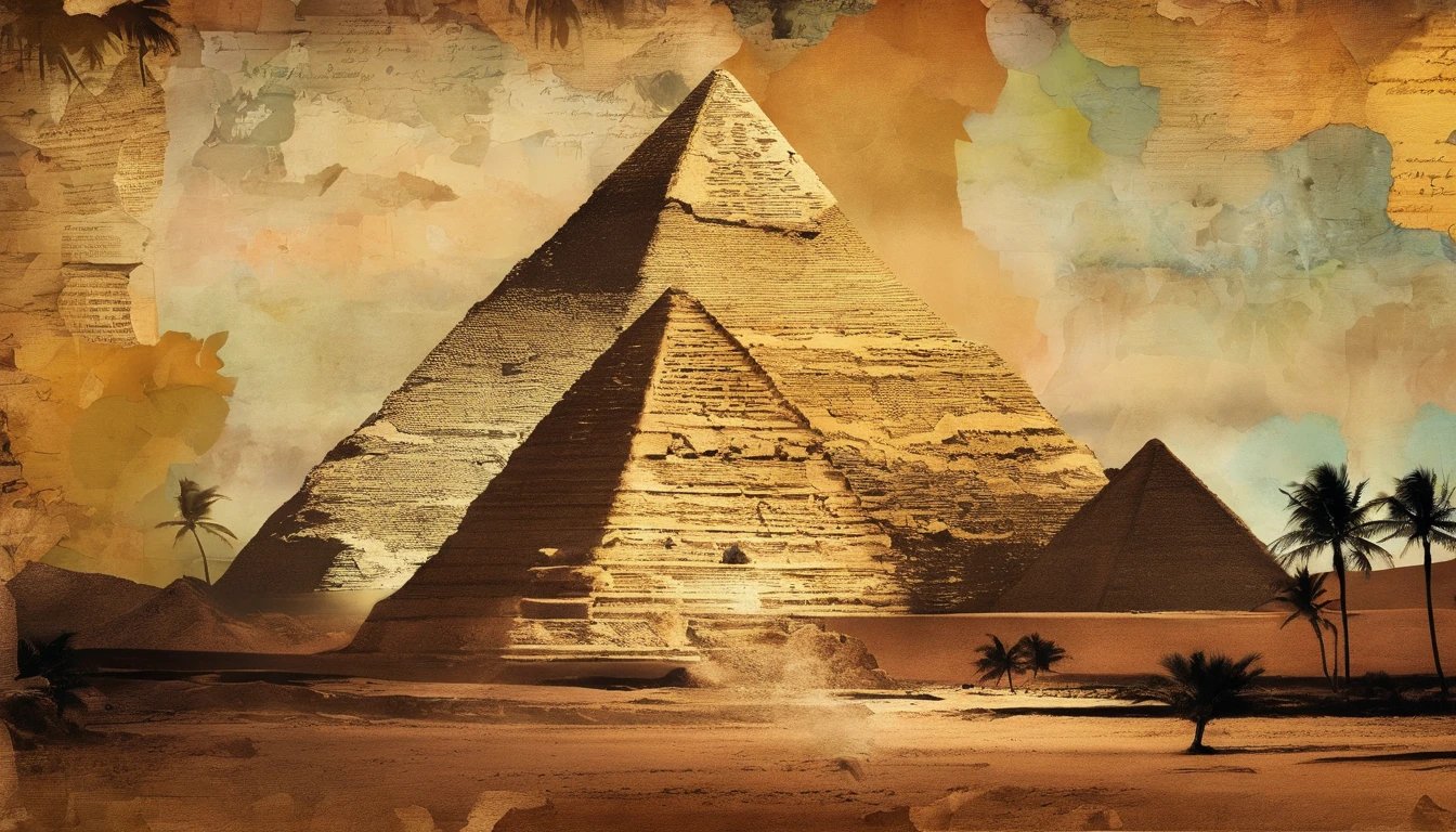 Egito,Pyramids,brilho da noite,Tempestade de areia