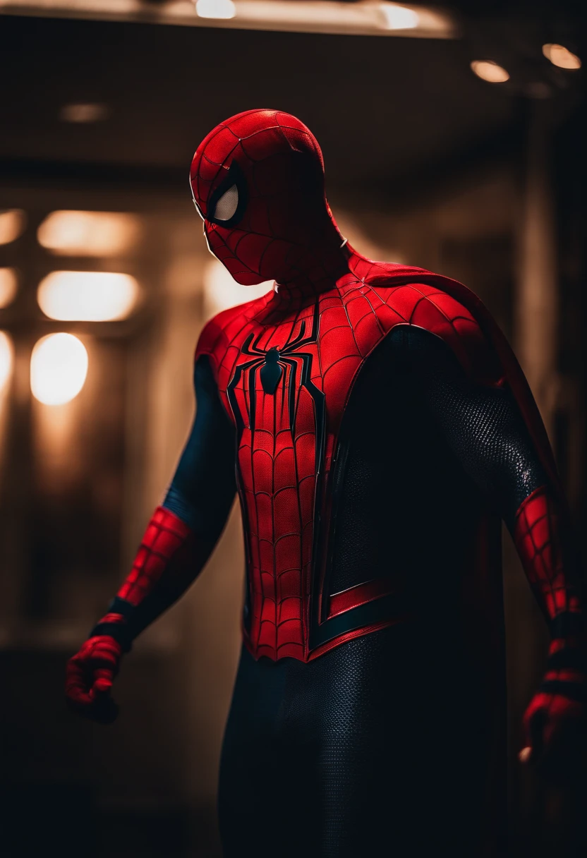 Superhero costume inspired from spiderman