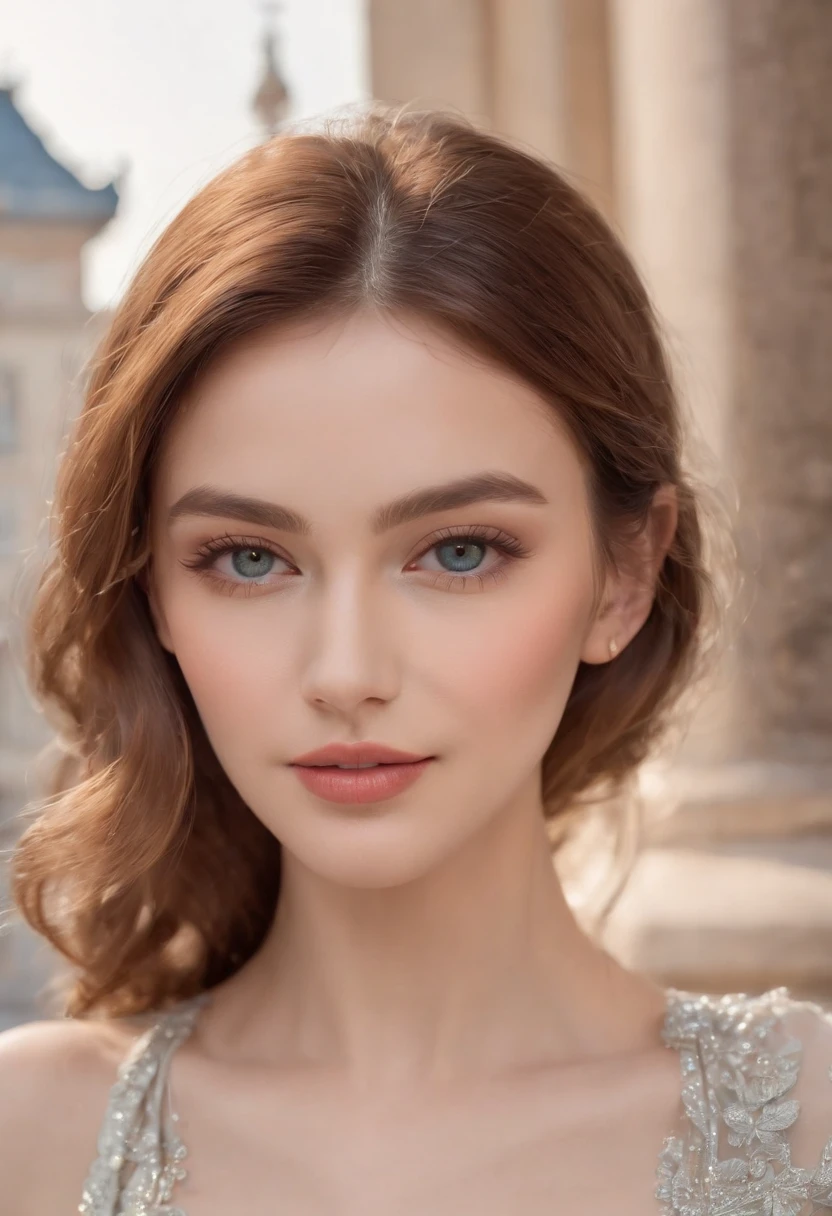 (best quality,4k,8k,highres,masterpiece:1.2),ultra-detailed,(realistic,photorealistic,photo-realistic:1.37),the best Libra woman,light blue,gray,hyperrealism,Instagram photo for a blog,portrait,beautiful detailed eyes,beautiful detailed lips,extremely detailed eyes and face,perfect symmetry,shiny long hair,gold jewelry on her neck,gold bracelet on her wrist,exquisite makeup,natural-looking blush,perfectly shaped eyebrows,flawless complexion,golden scales floating around her,soft and ethereal lighting,gentle and dreamy atmosphere,a subtle smile playing on her lips,confident and elegant pose,a blurry background featuring a luxurious cityscape,leaning against a marble pillar,stylish and fashionable outfit,fashionable handbag,comfortable high heels,supermodel figure,enchanting and mesmerizing gaze,vivid and mesmerizing colors,sun-kissed skin,glowing and radiant,effortless beauty.