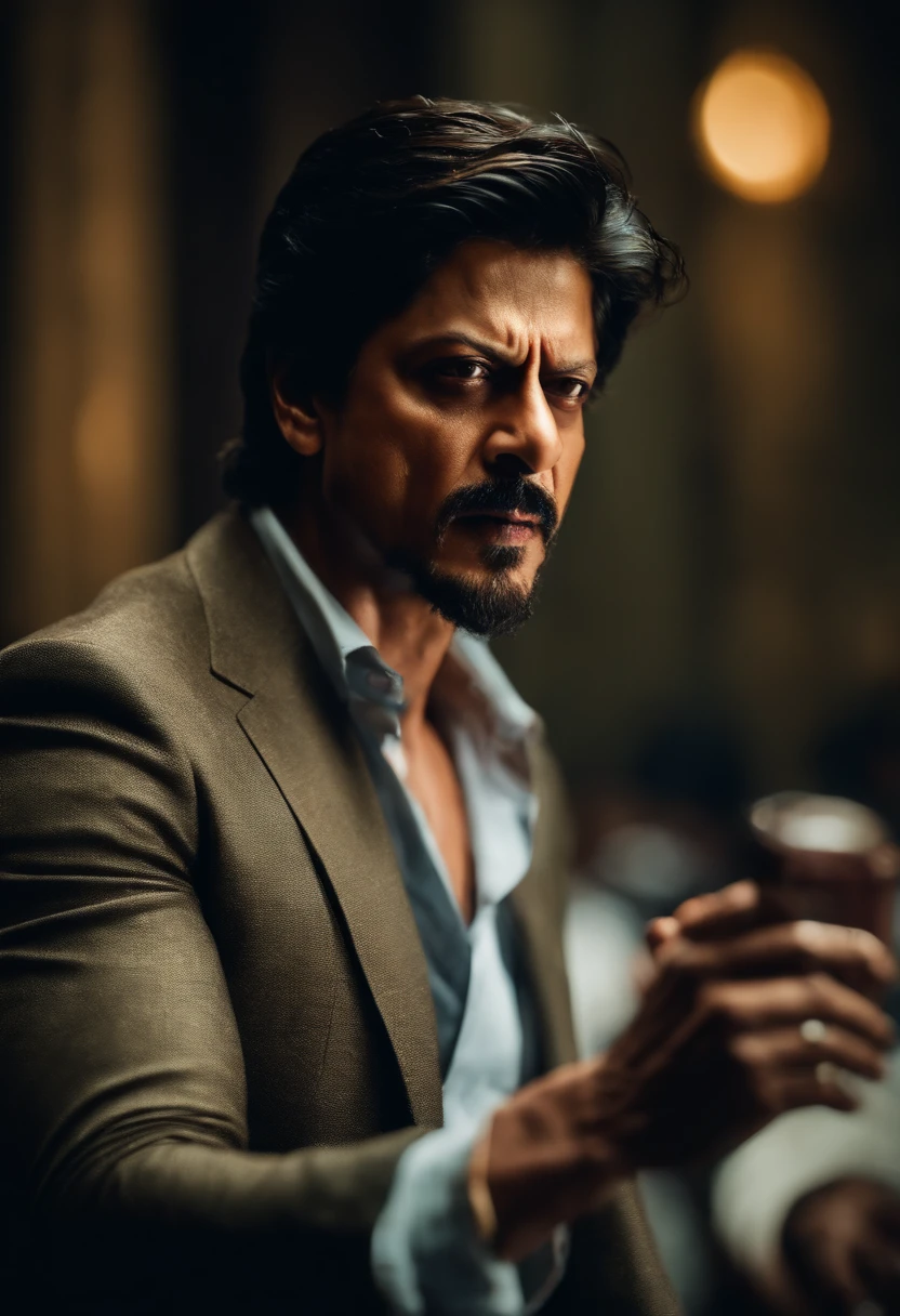 SRK in bloody look