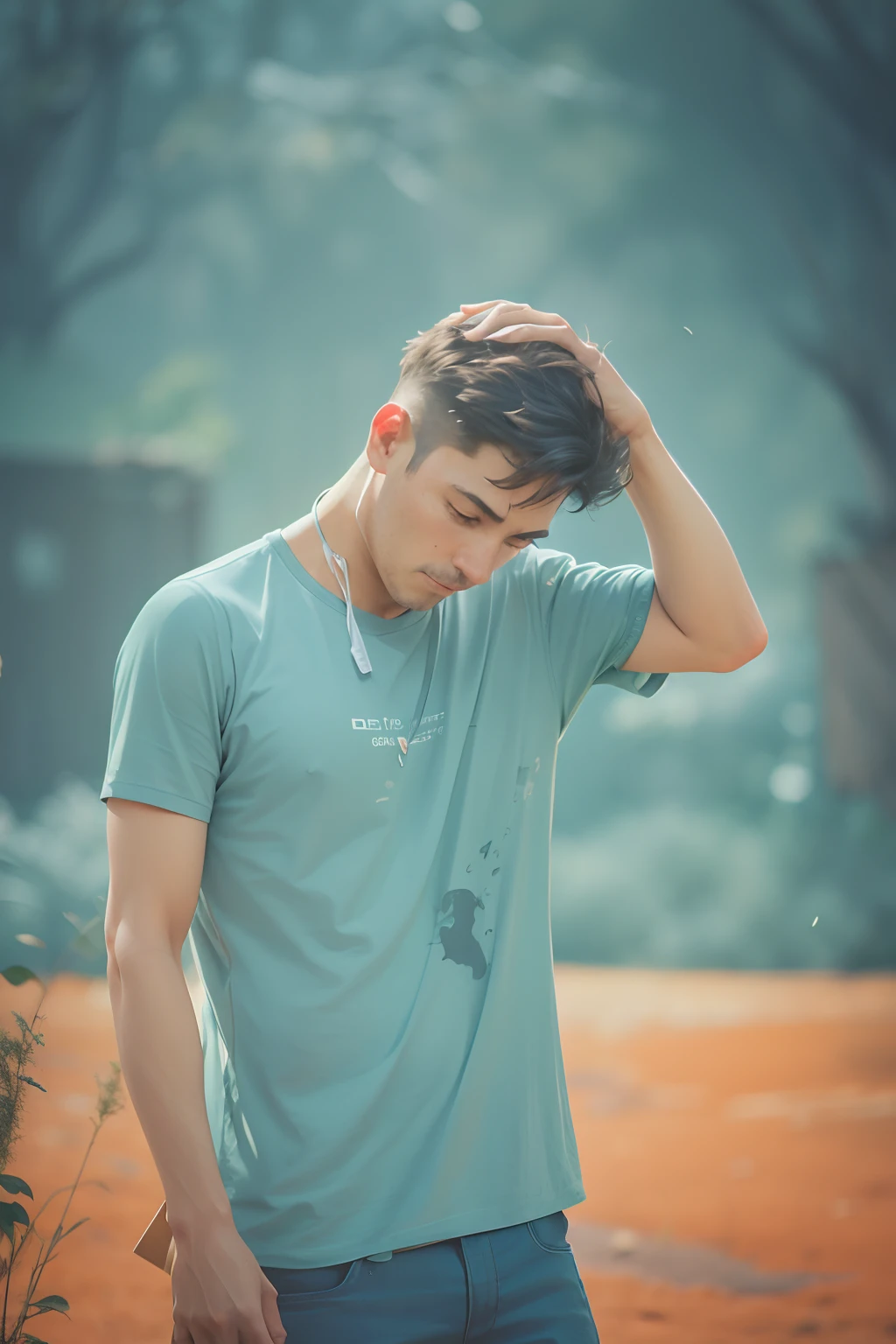 Change the background realistic