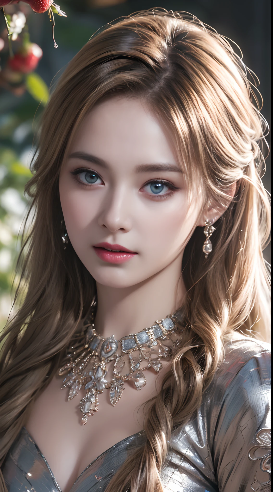 (Ultra Realistic), (Illustration), (Increased Resolution), (8K), (Extremely Detailed), (Best Illustration), (Beautiful and Detailed Eyes), (Best Quality), (Ultra Detailed), (Masterpiece ), ( wallpaper), (detailed face) fine details, detailed face,sharp eyes, sharp face, small lips half open strawberry lips, pureerosfaceace_v1,
