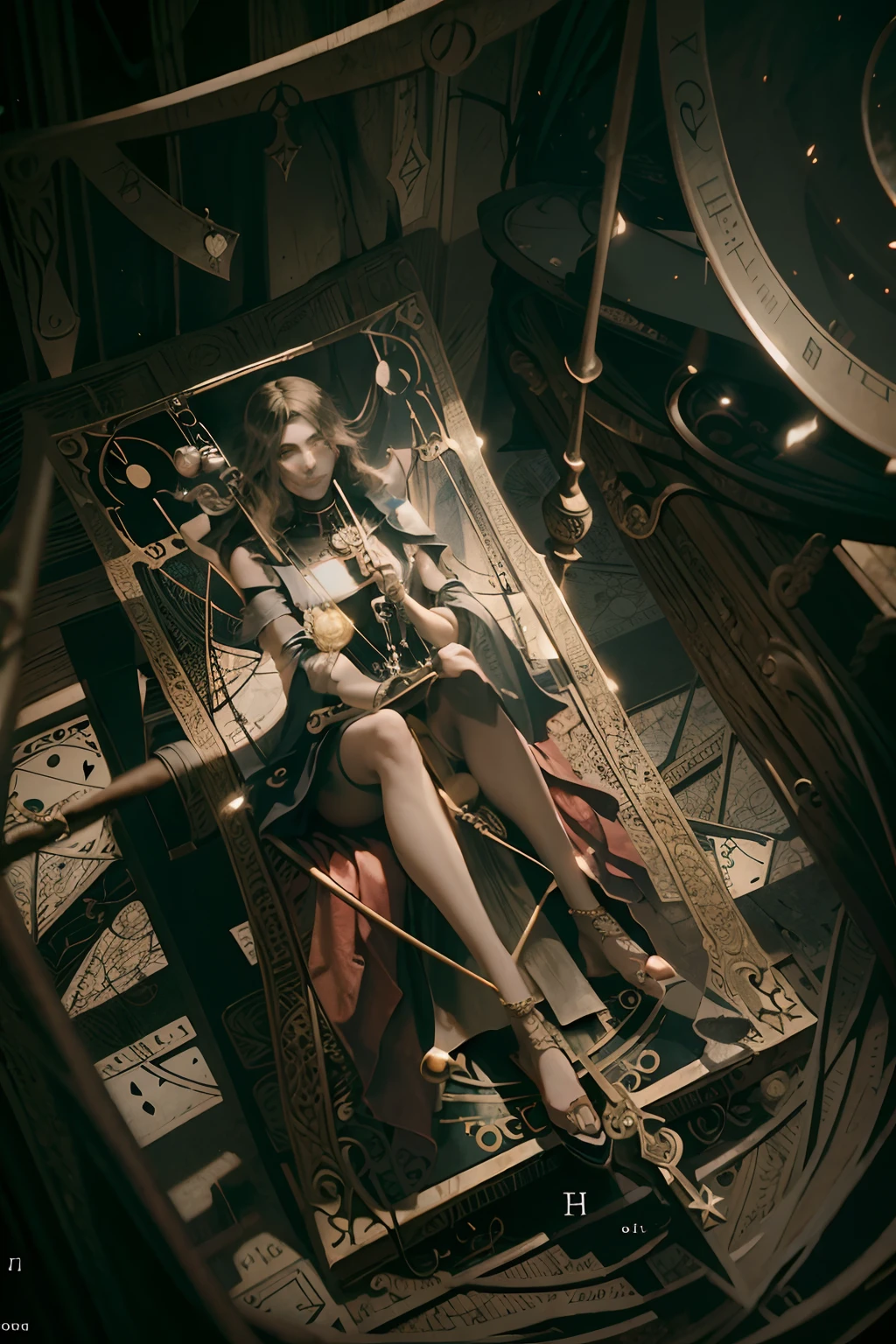 The "tarot card' ("time")